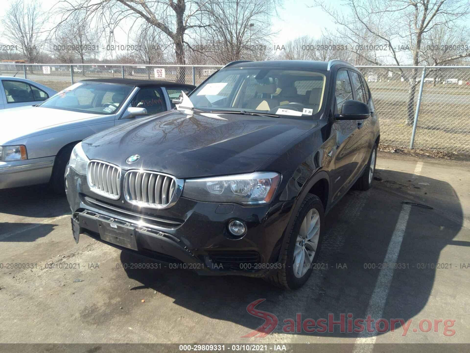 5UXWX9C53G0D88533 2016 BMW X3