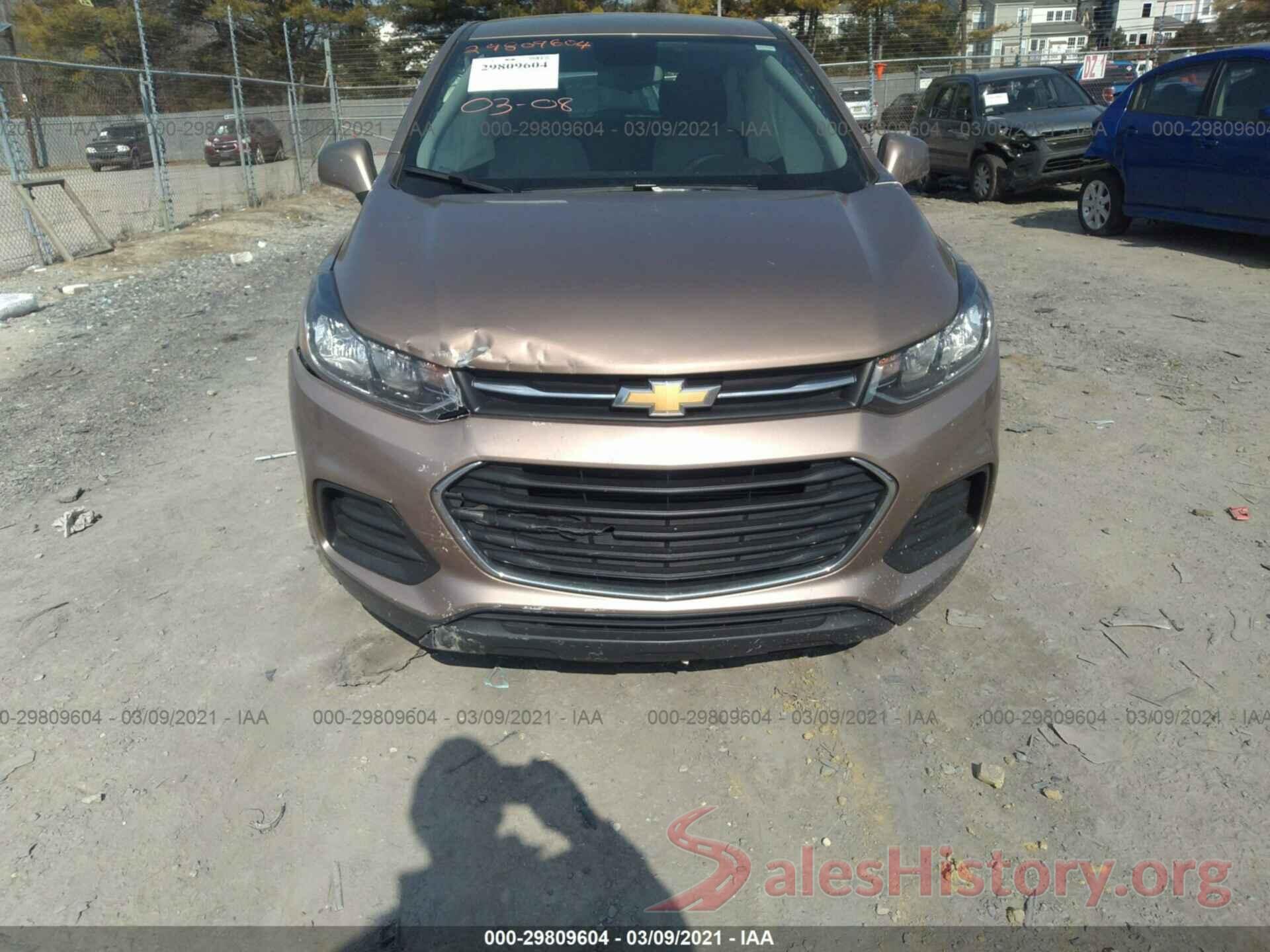 3GNCJKSB6JL319614 2018 CHEVROLET TRAX