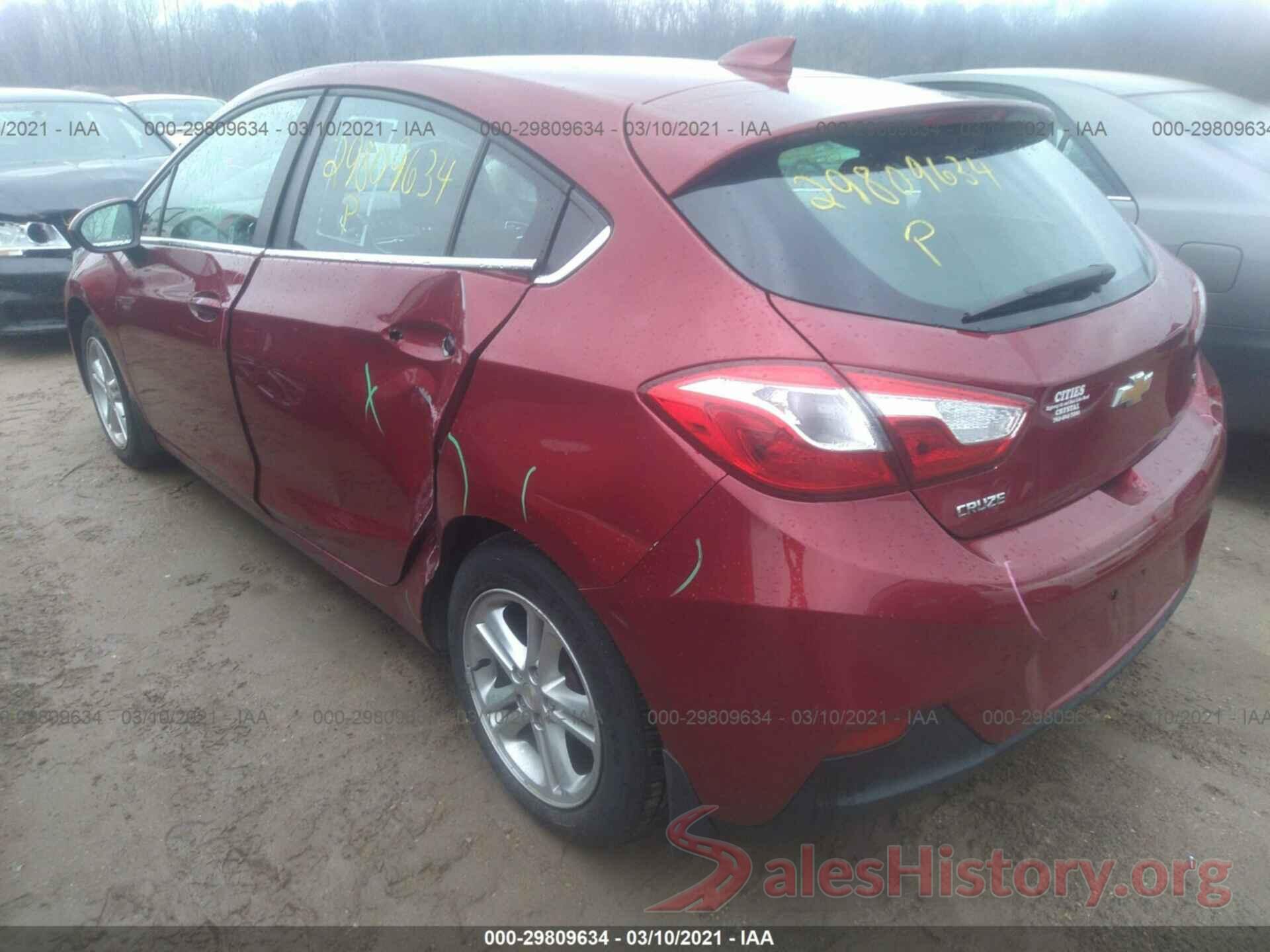 3G1BE6SM8HS599420 2017 CHEVROLET CRUZE