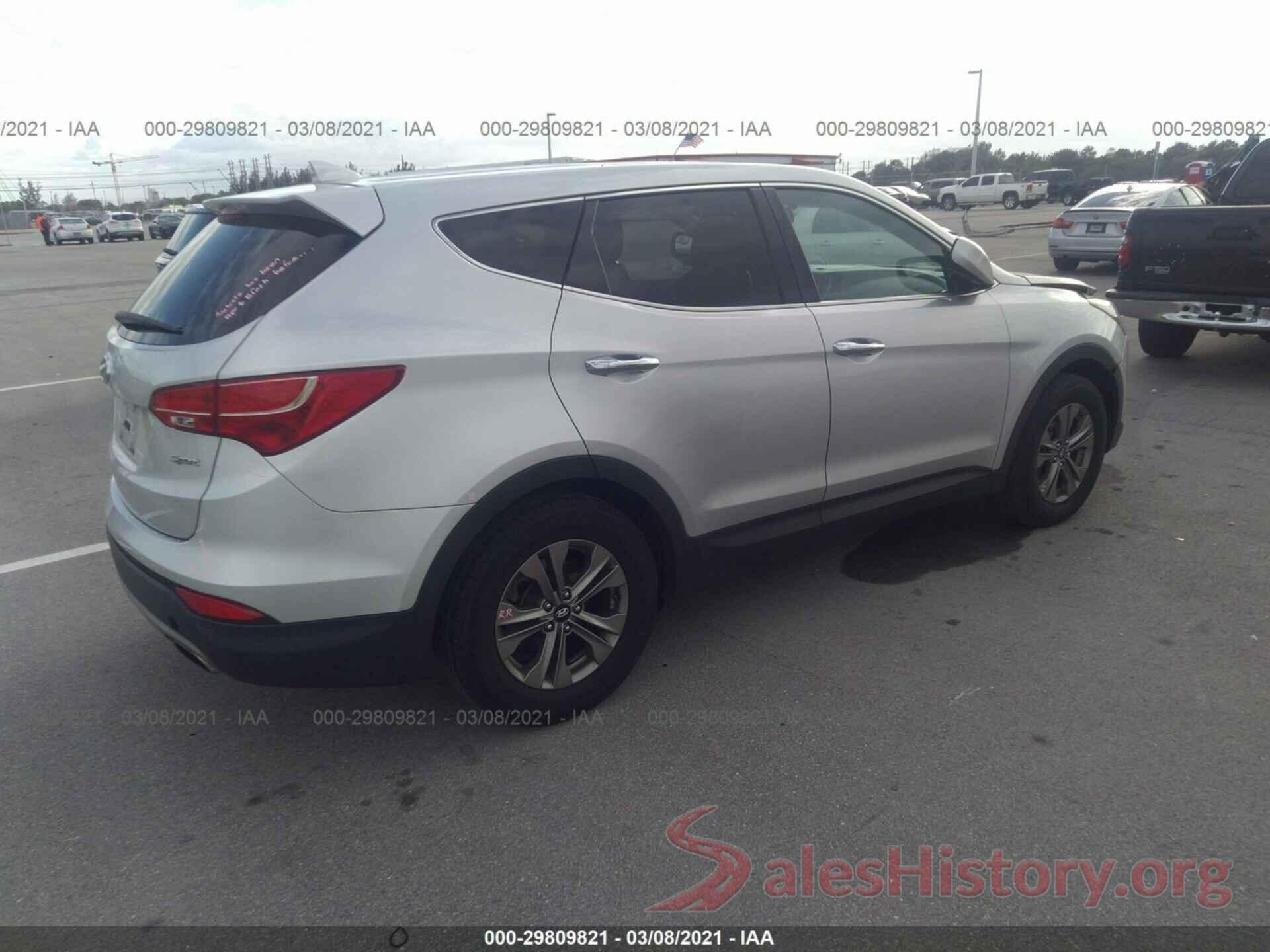 5XYZT3LB7GG352980 2016 HYUNDAI SANTA FE SPORT