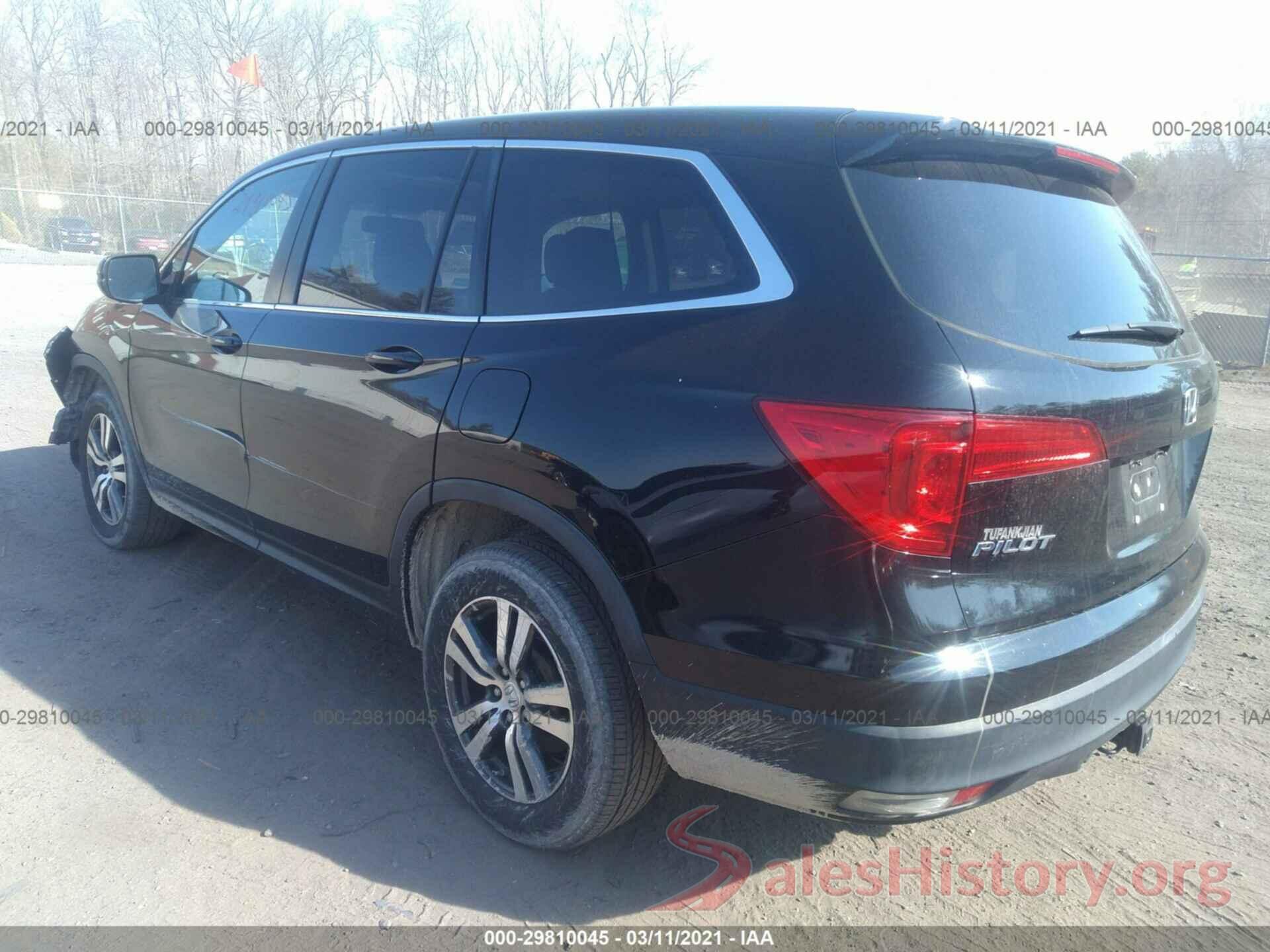 5FNYF6H52GB082829 2016 HONDA PILOT