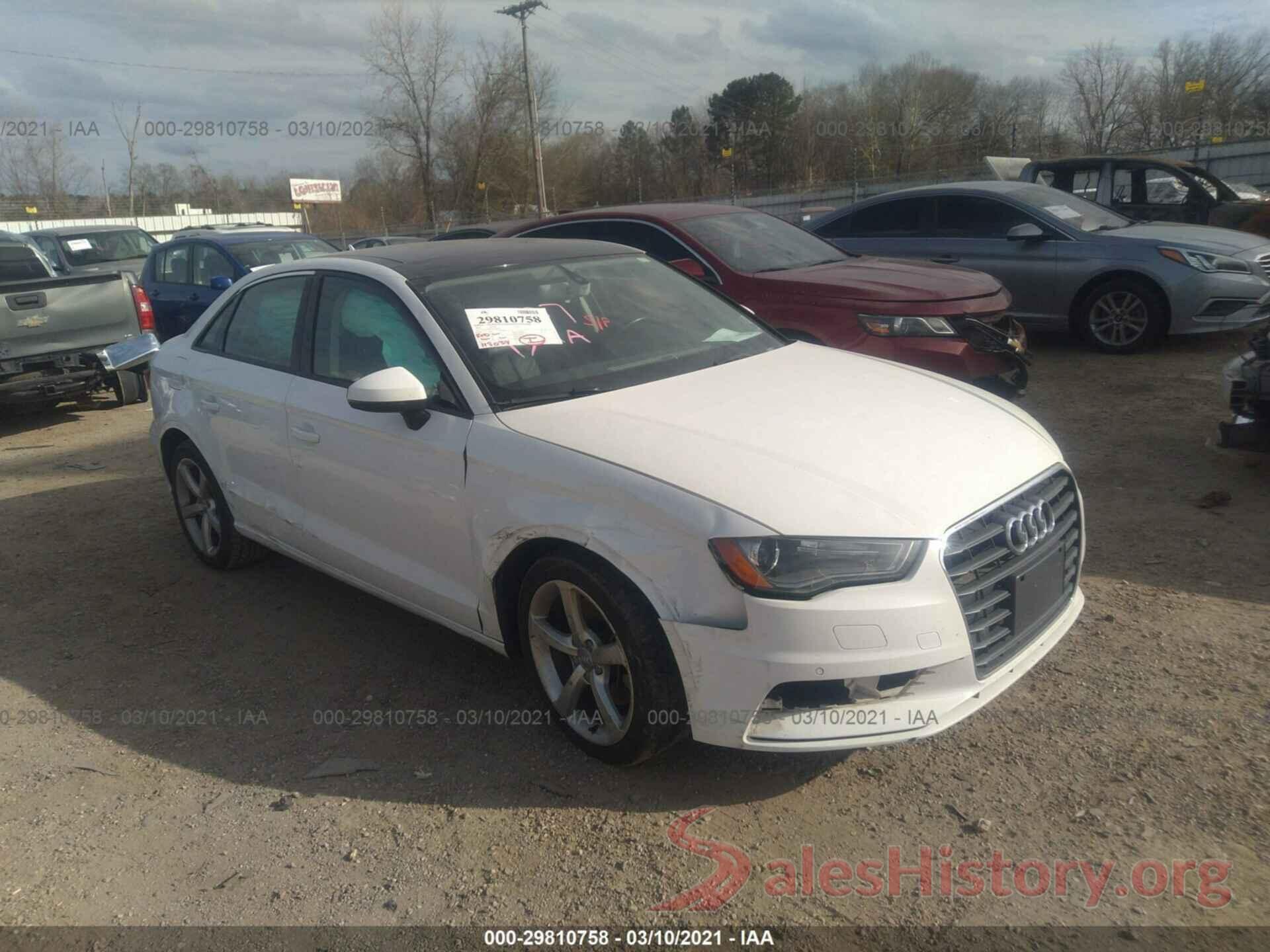 WAUA7GFFXG1055268 2016 AUDI A3