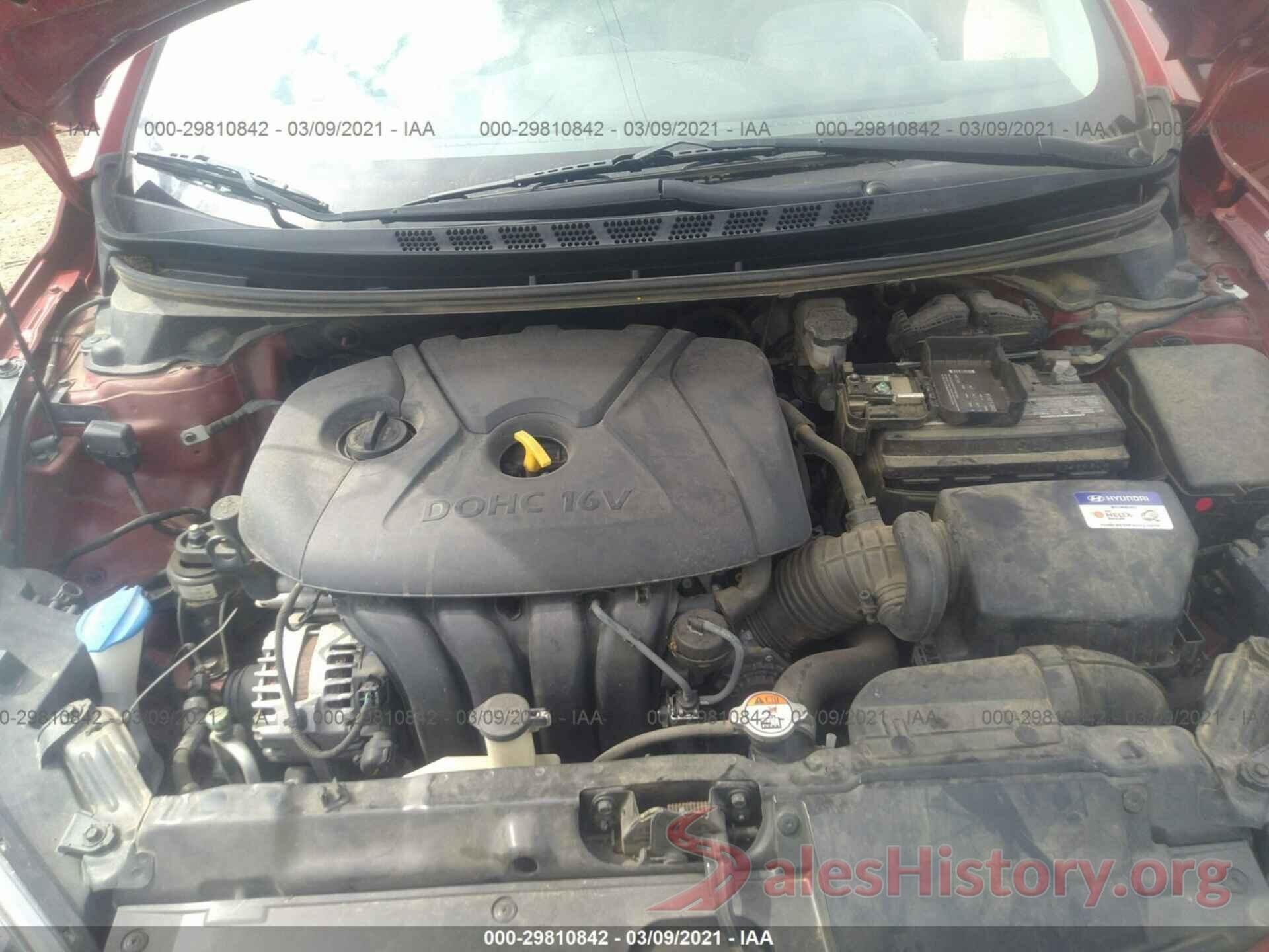 KMHDH4AE0GU644821 2016 HYUNDAI ELANTRA