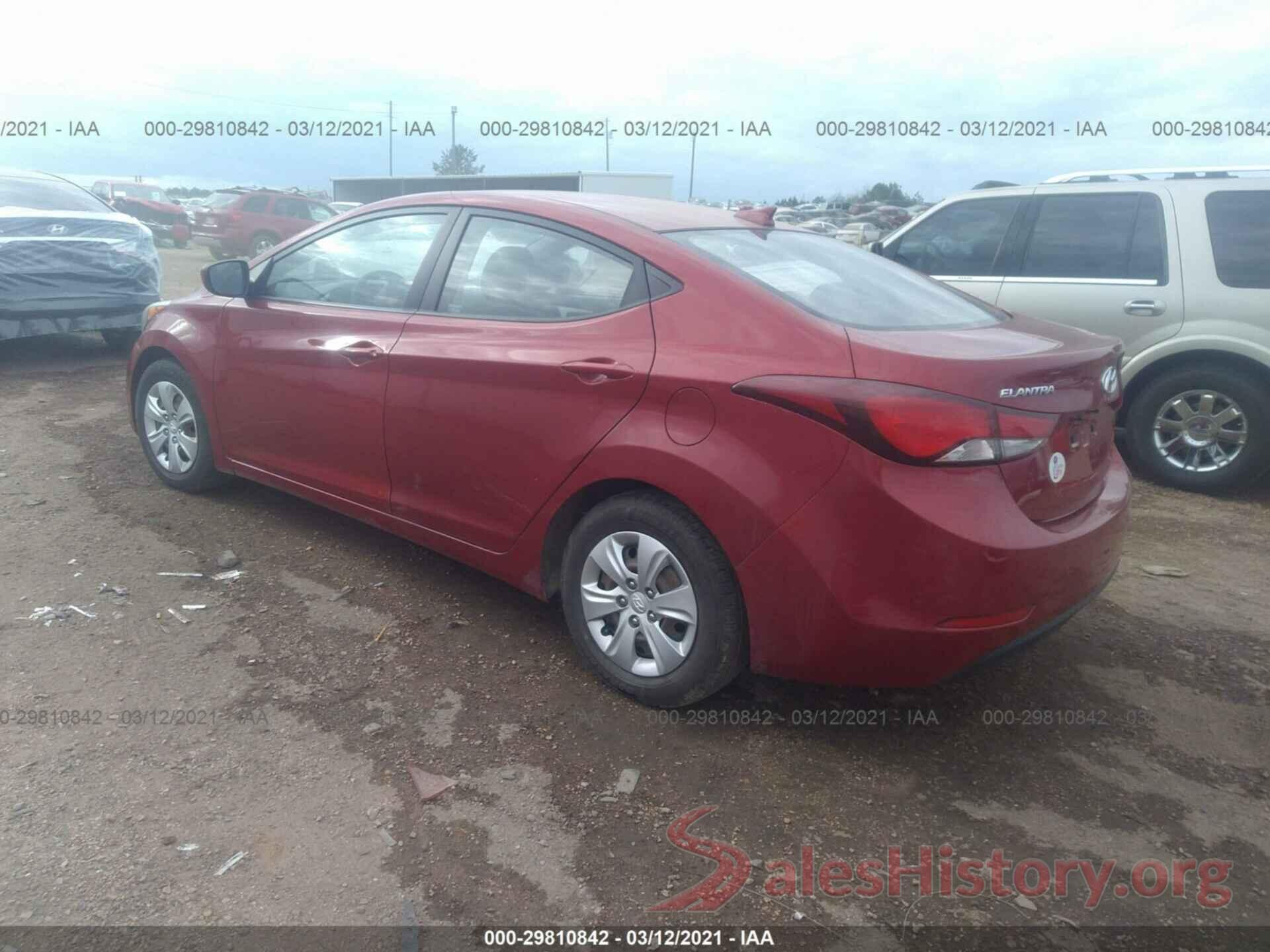 KMHDH4AE0GU644821 2016 HYUNDAI ELANTRA