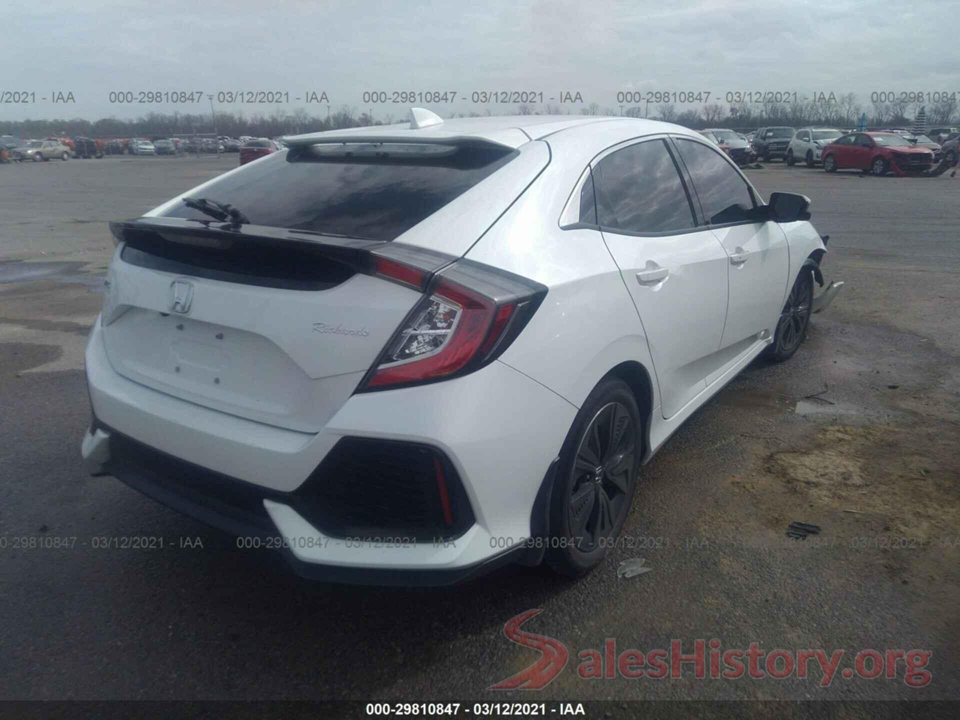 SHHFK7H56HU221434 2017 HONDA CIVIC HATCHBACK