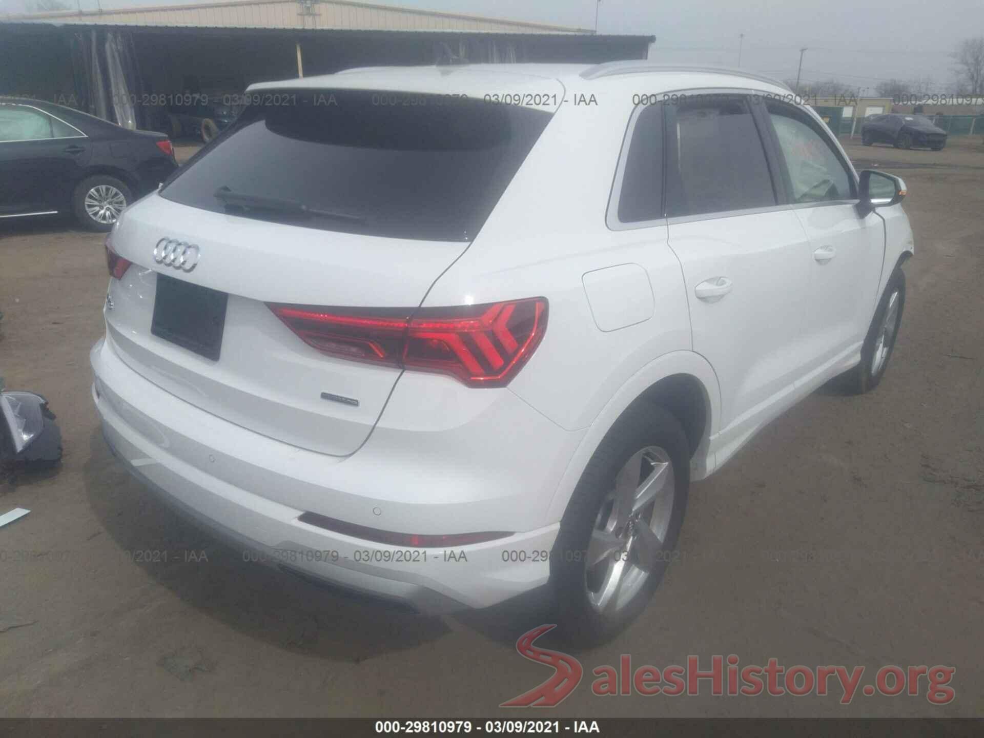 WA1AECF39L1116959 2020 AUDI Q3