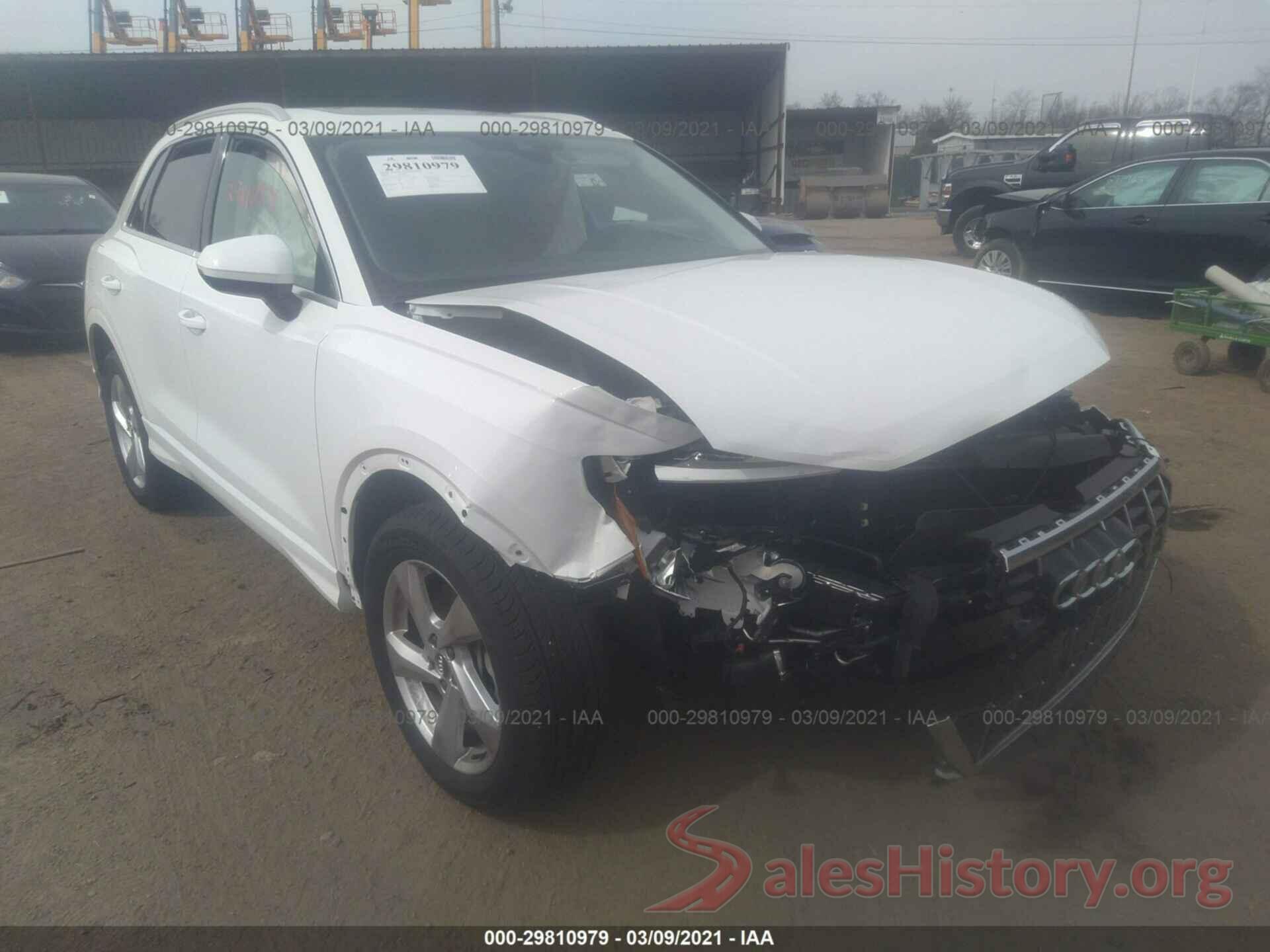 WA1AECF39L1116959 2020 AUDI Q3