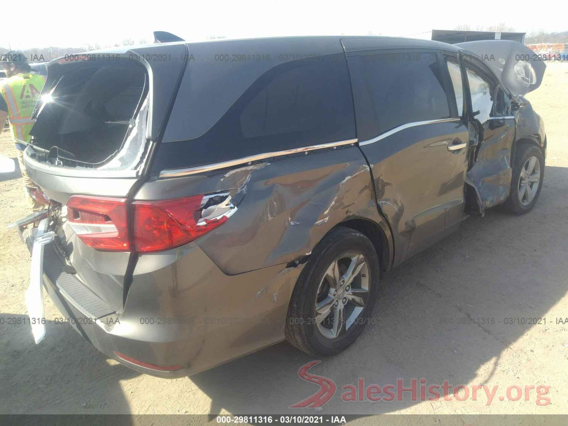 5FNRL6H74KB054327 2019 HONDA ODYSSEY