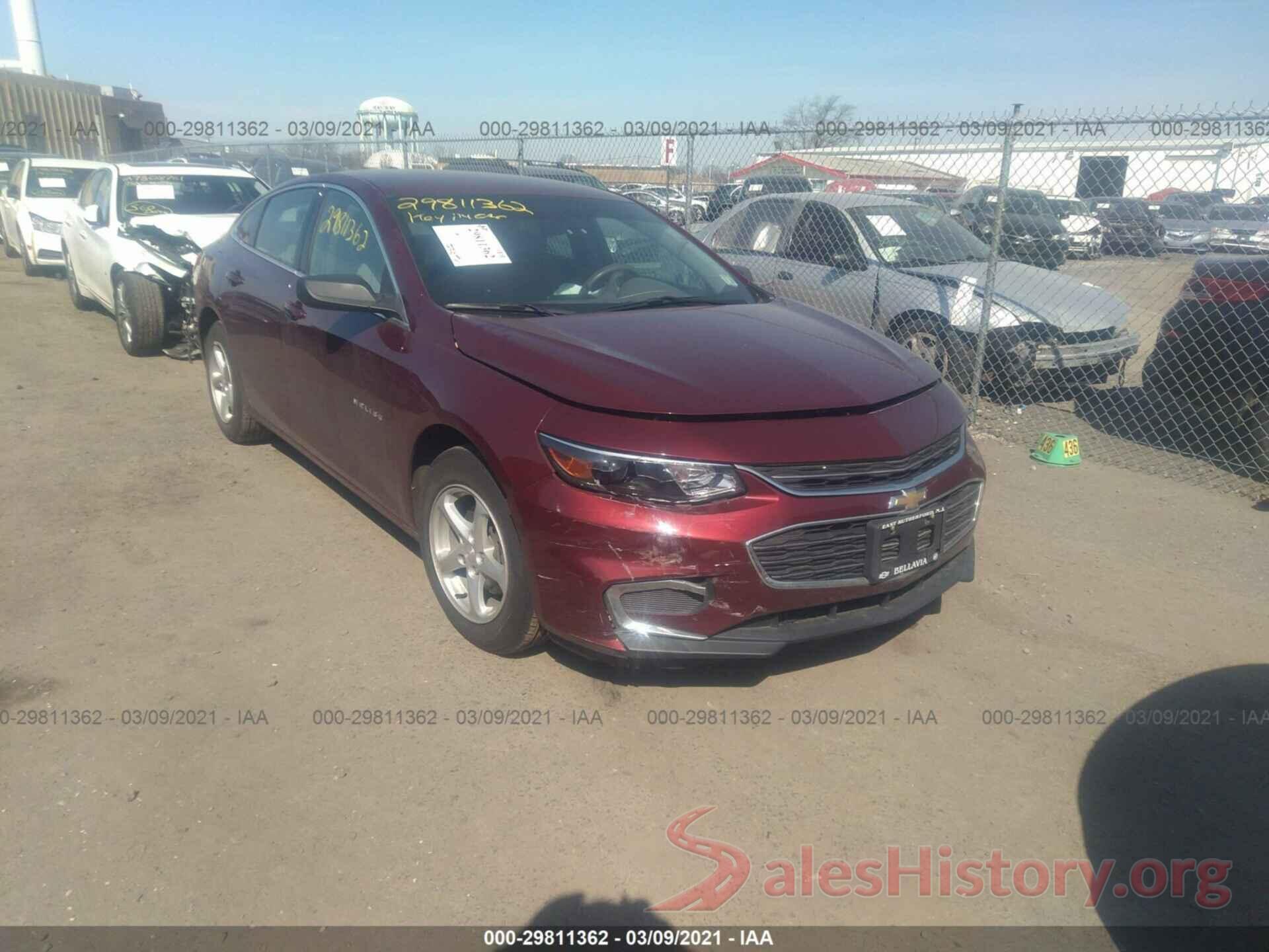 1G1ZB5ST3GF216690 2016 CHEVROLET MALIBU