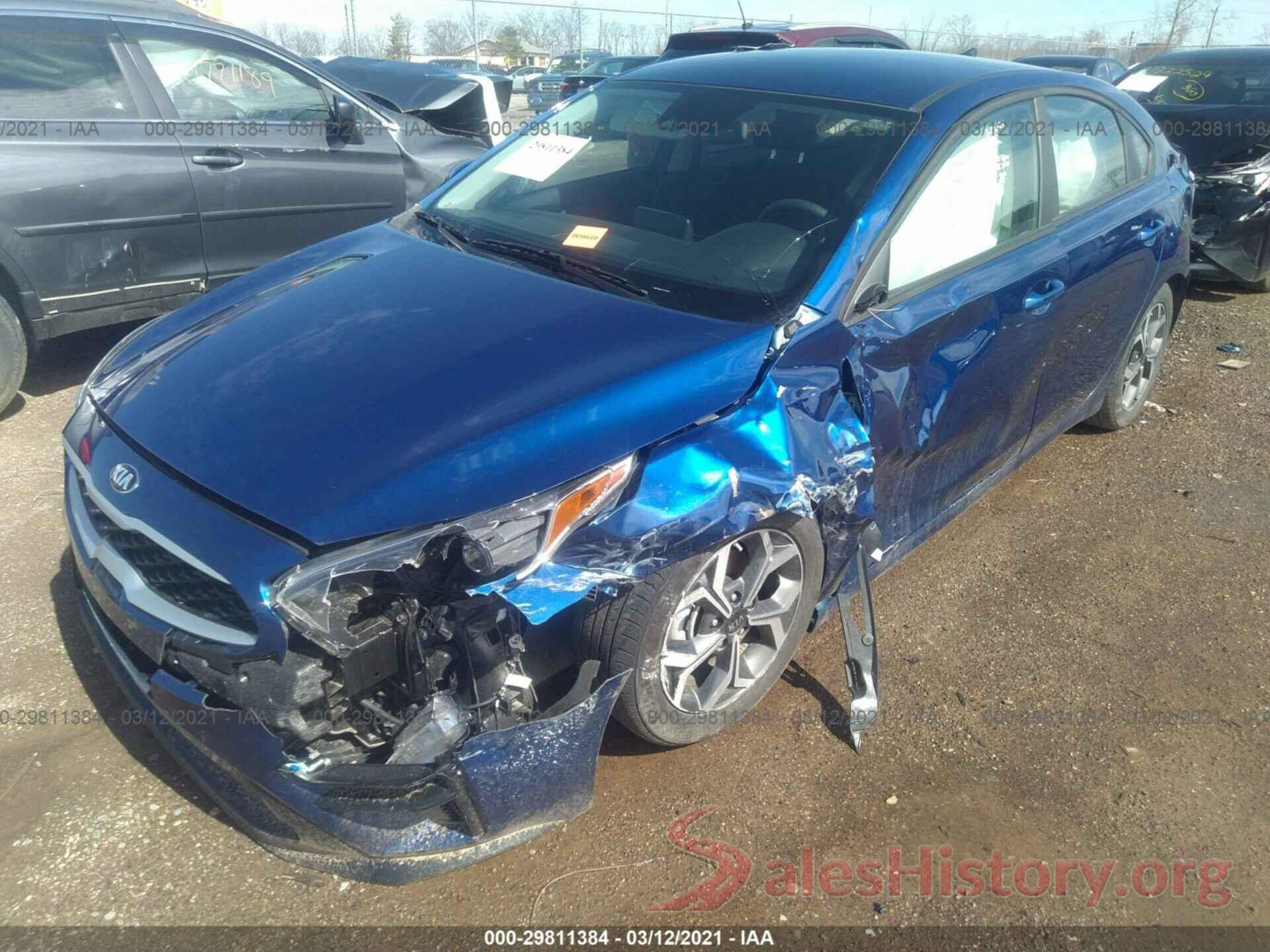 3KPF24AD7LE215691 2020 KIA FORTE