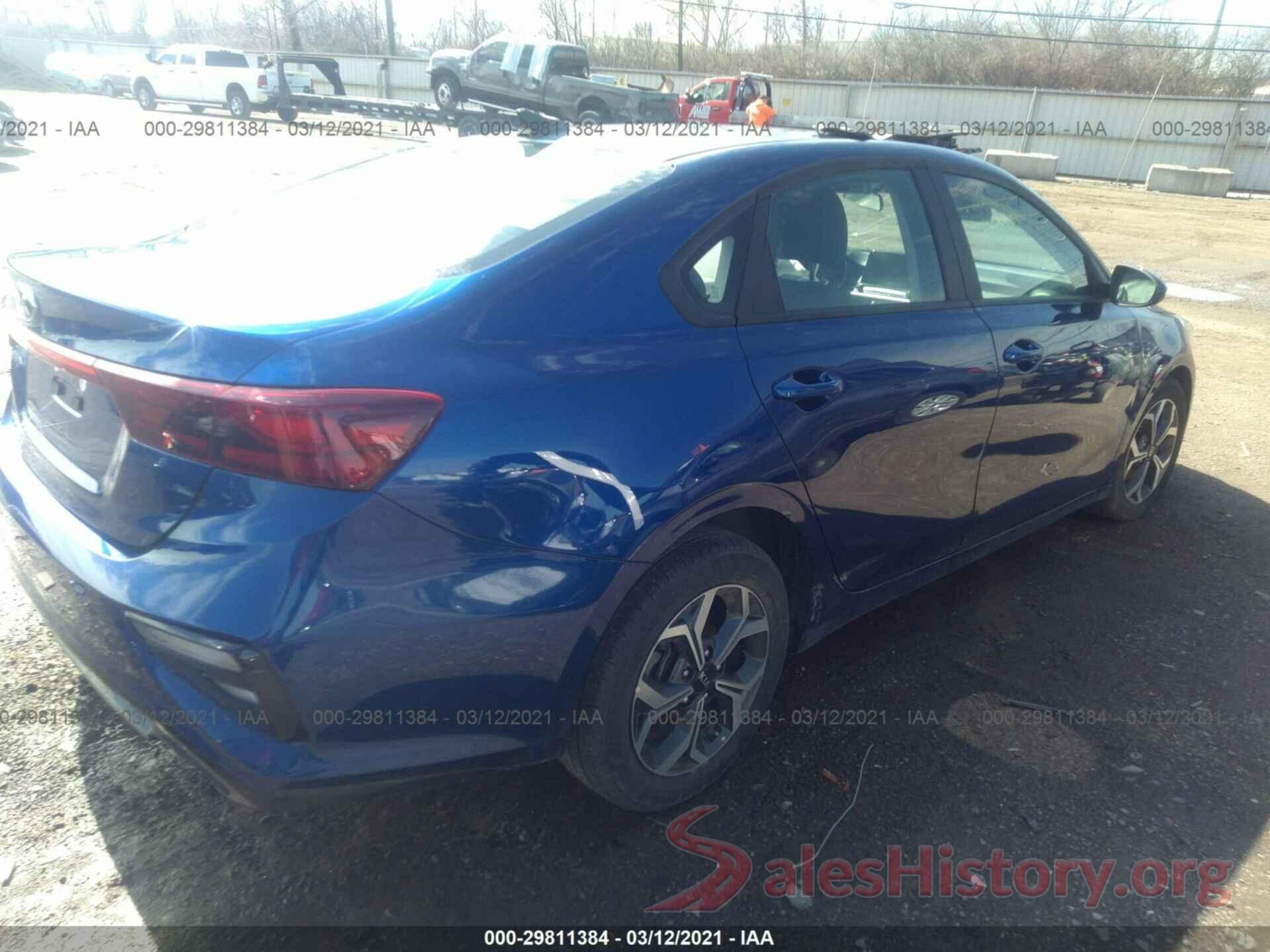 3KPF24AD7LE215691 2020 KIA FORTE