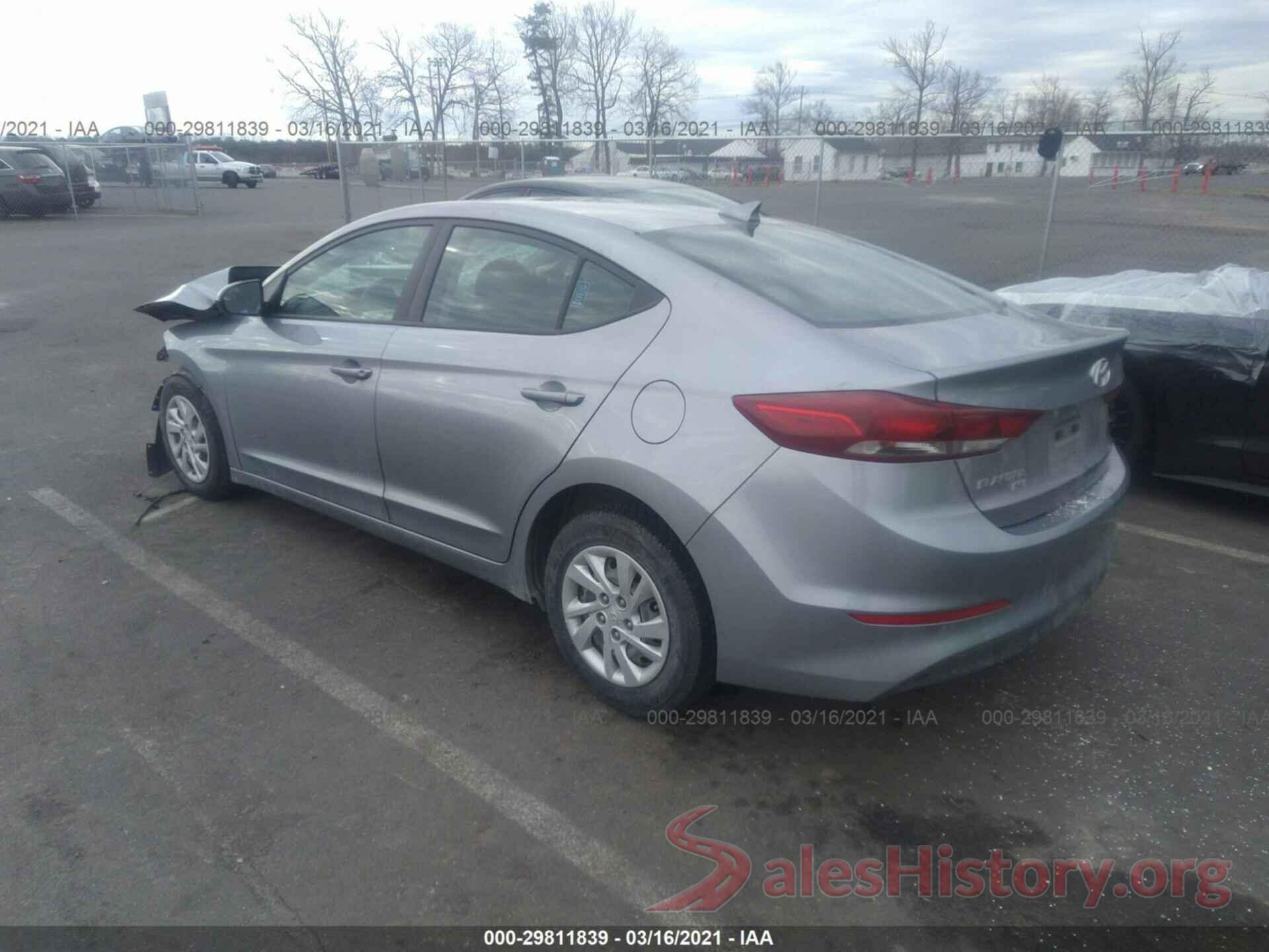 5NPD74LF2HH156897 2017 HYUNDAI ELANTRA