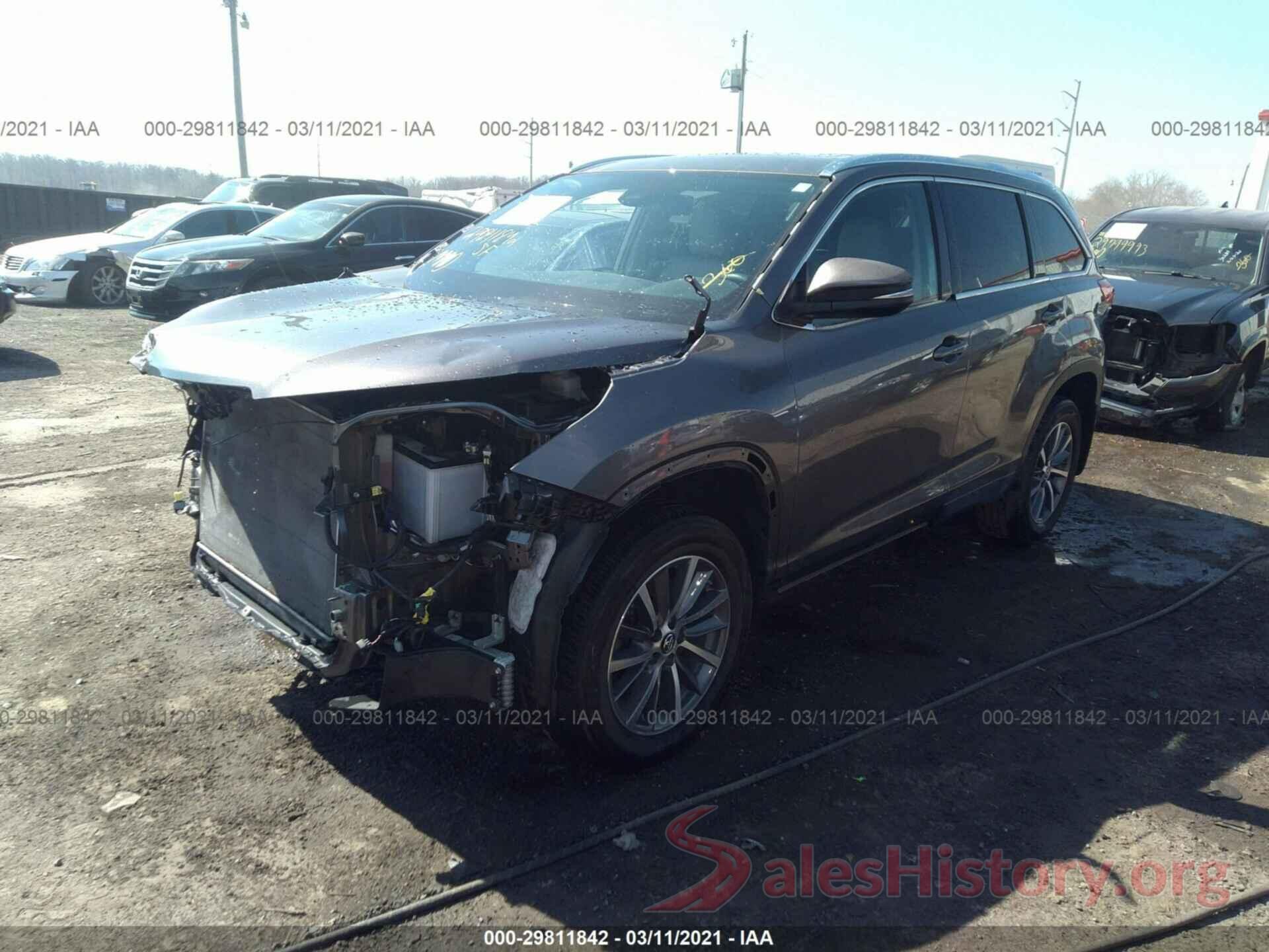 5TDJZRFH4JS559092 2018 TOYOTA HIGHLANDER