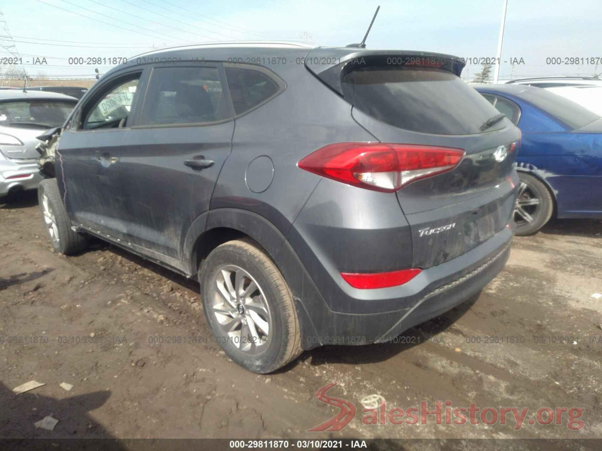 KM8J33A43HU391398 2017 HYUNDAI TUCSON