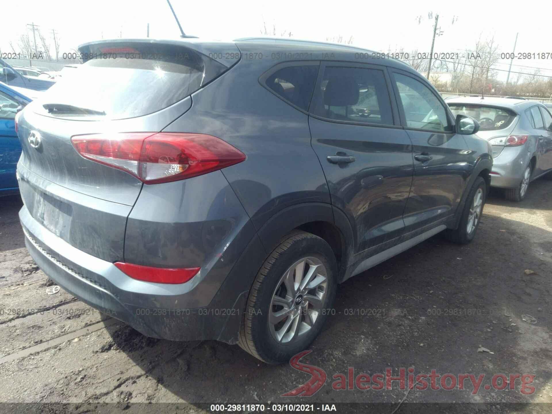 KM8J33A43HU391398 2017 HYUNDAI TUCSON