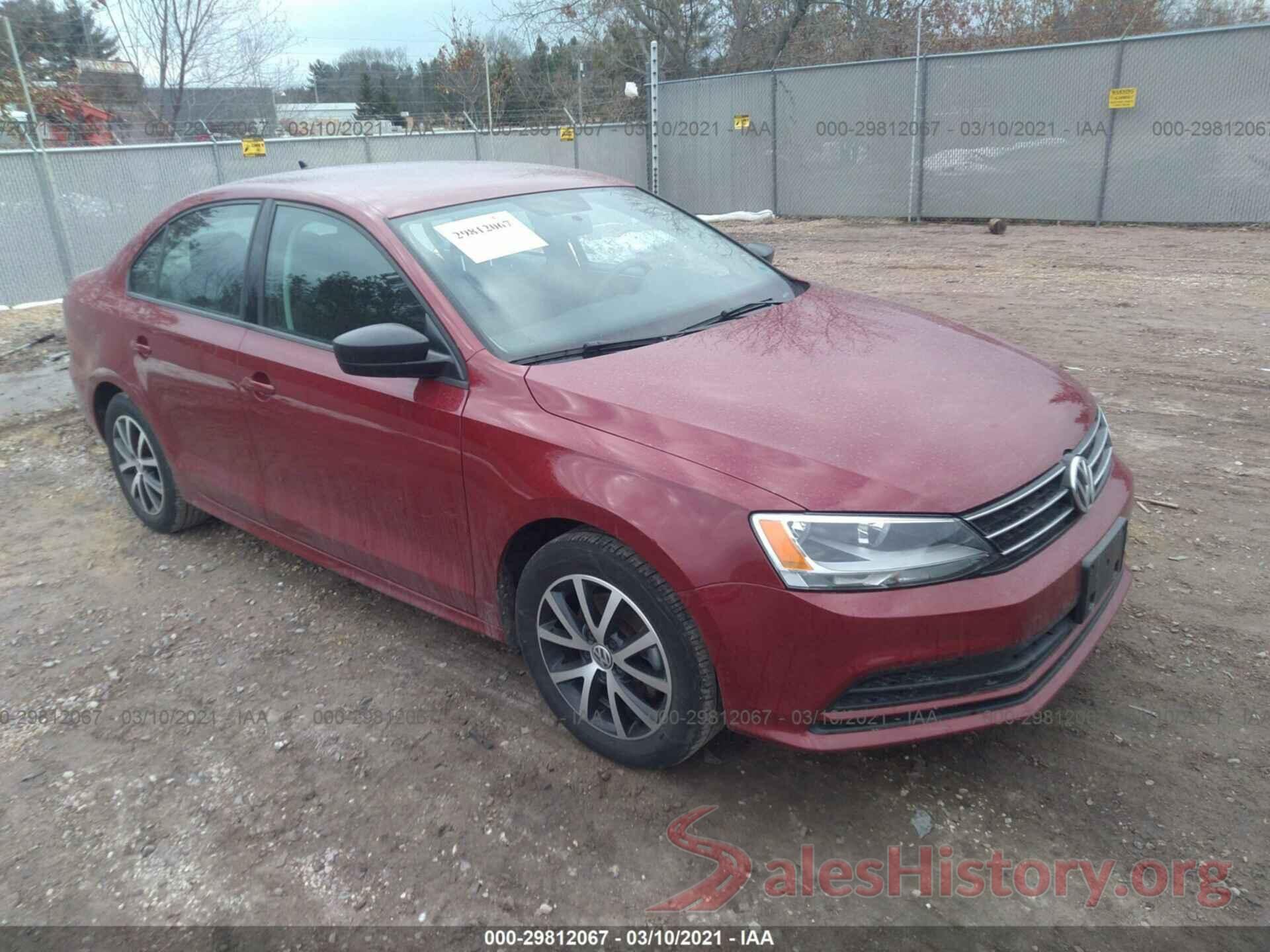 3VWB67AJ3GM413185 2016 VOLKSWAGEN JETTA SEDAN