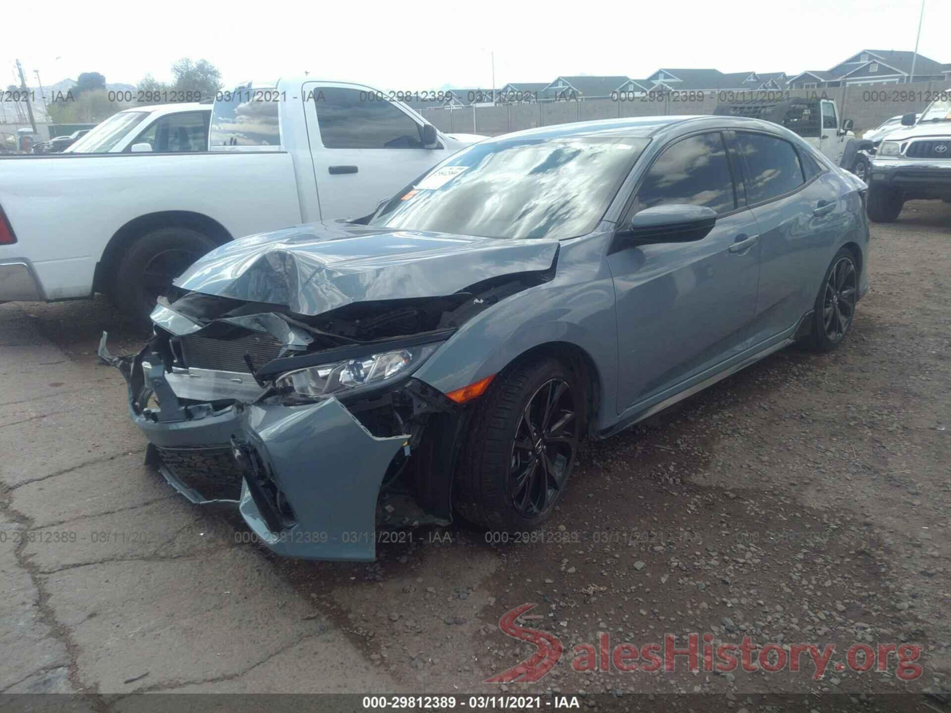 SHHFK7G41JU213322 2018 HONDA CIVIC HATCHBACK