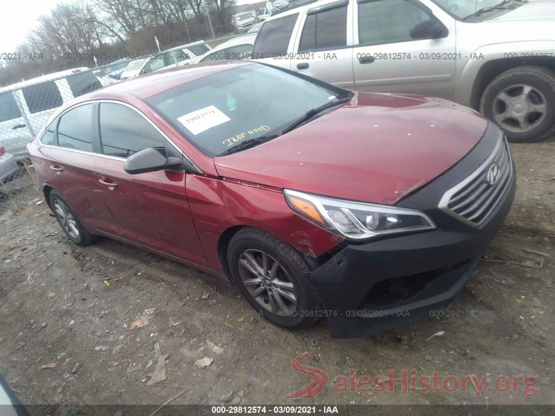 5NPE24AF1GH317938 2016 HYUNDAI SONATA