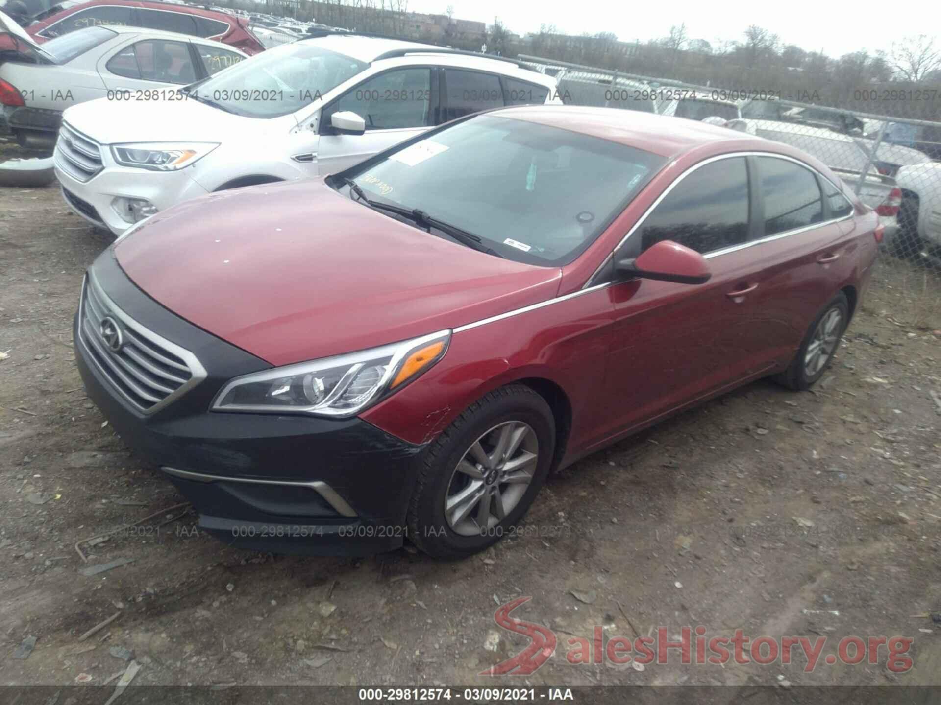 5NPE24AF1GH317938 2016 HYUNDAI SONATA