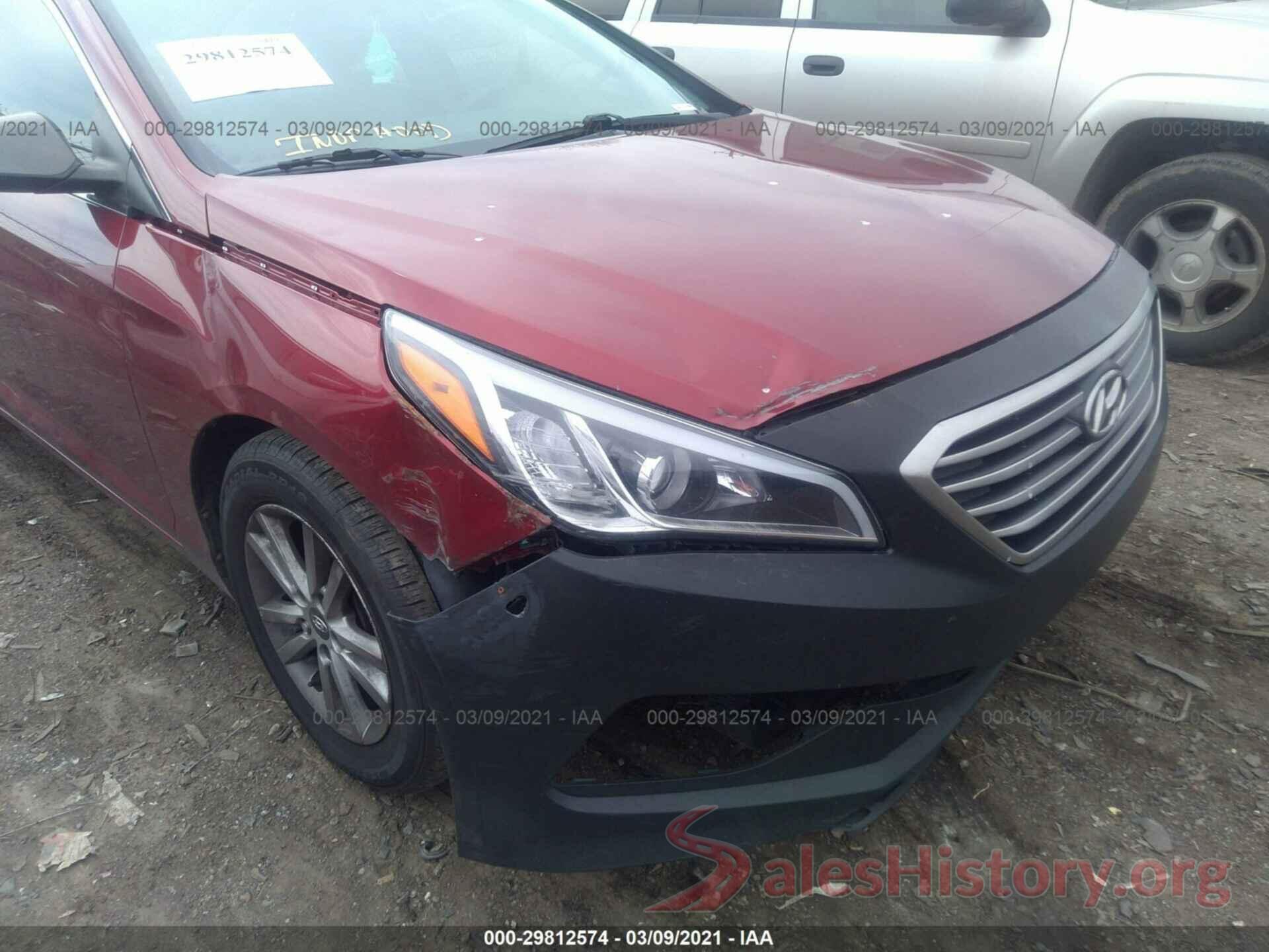 5NPE24AF1GH317938 2016 HYUNDAI SONATA