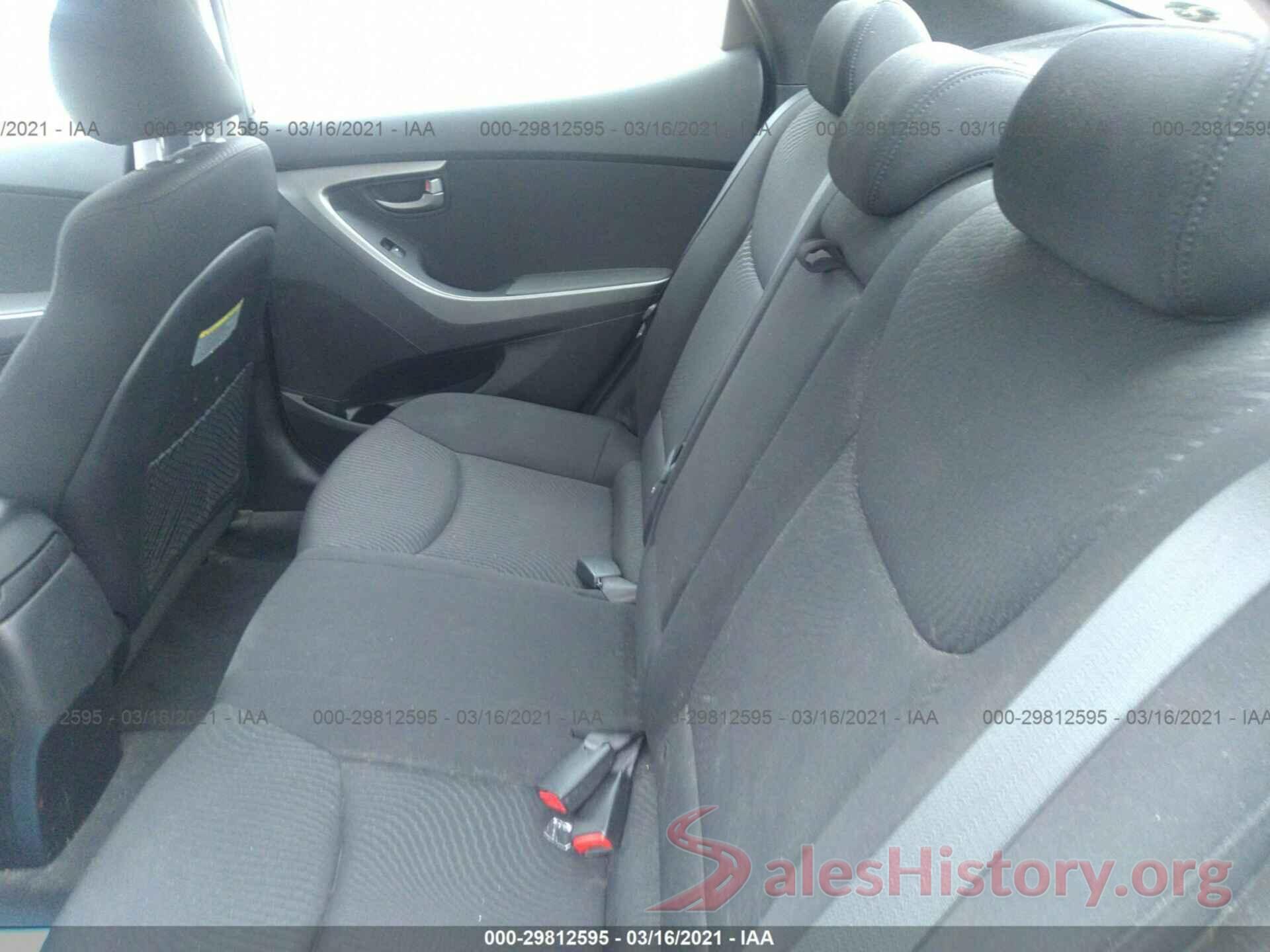 KMHDH4AE6GU493676 2016 HYUNDAI ELANTRA