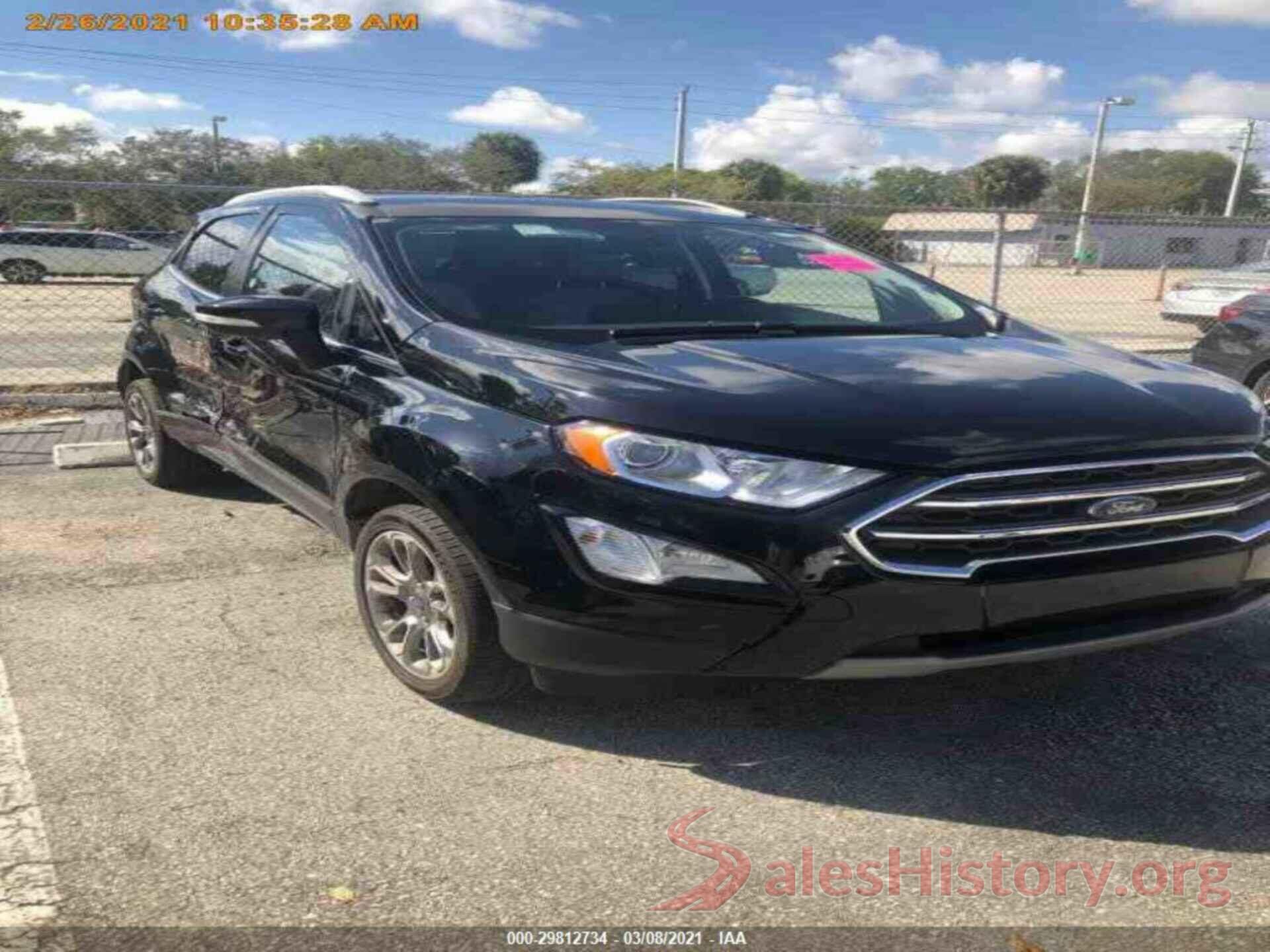 MAJ6S3KL3KC267671 2019 FORD ECOSPORT