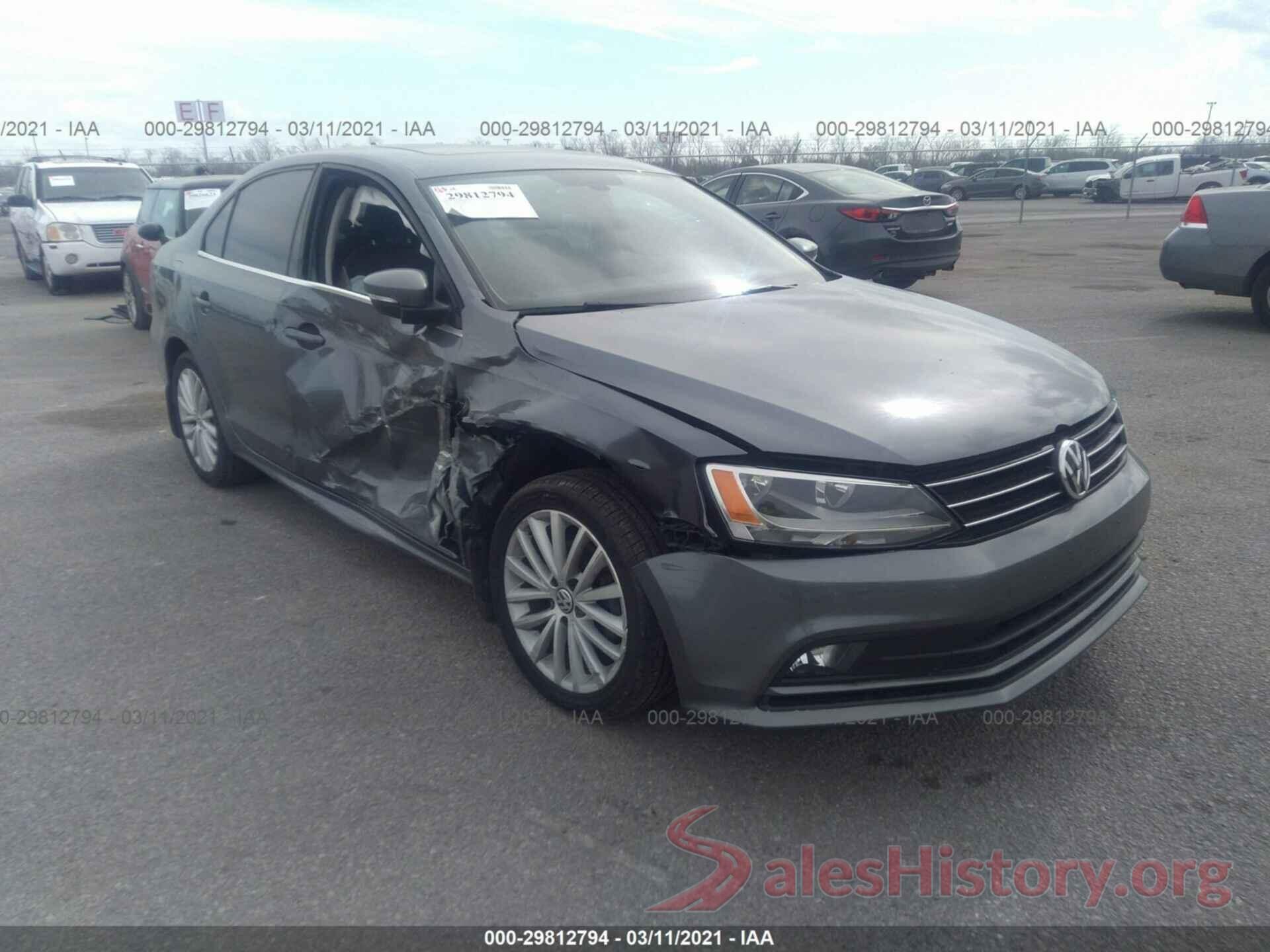 3VWL17AJXGM205467 2016 VOLKSWAGEN JETTA SEDAN