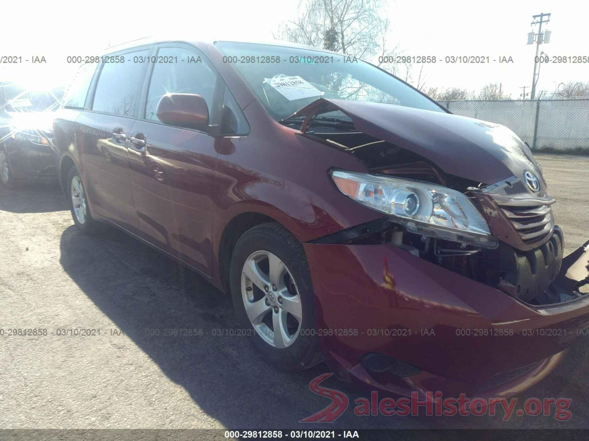 5TDKK3DC2GS741024 2016 TOYOTA SIENNA