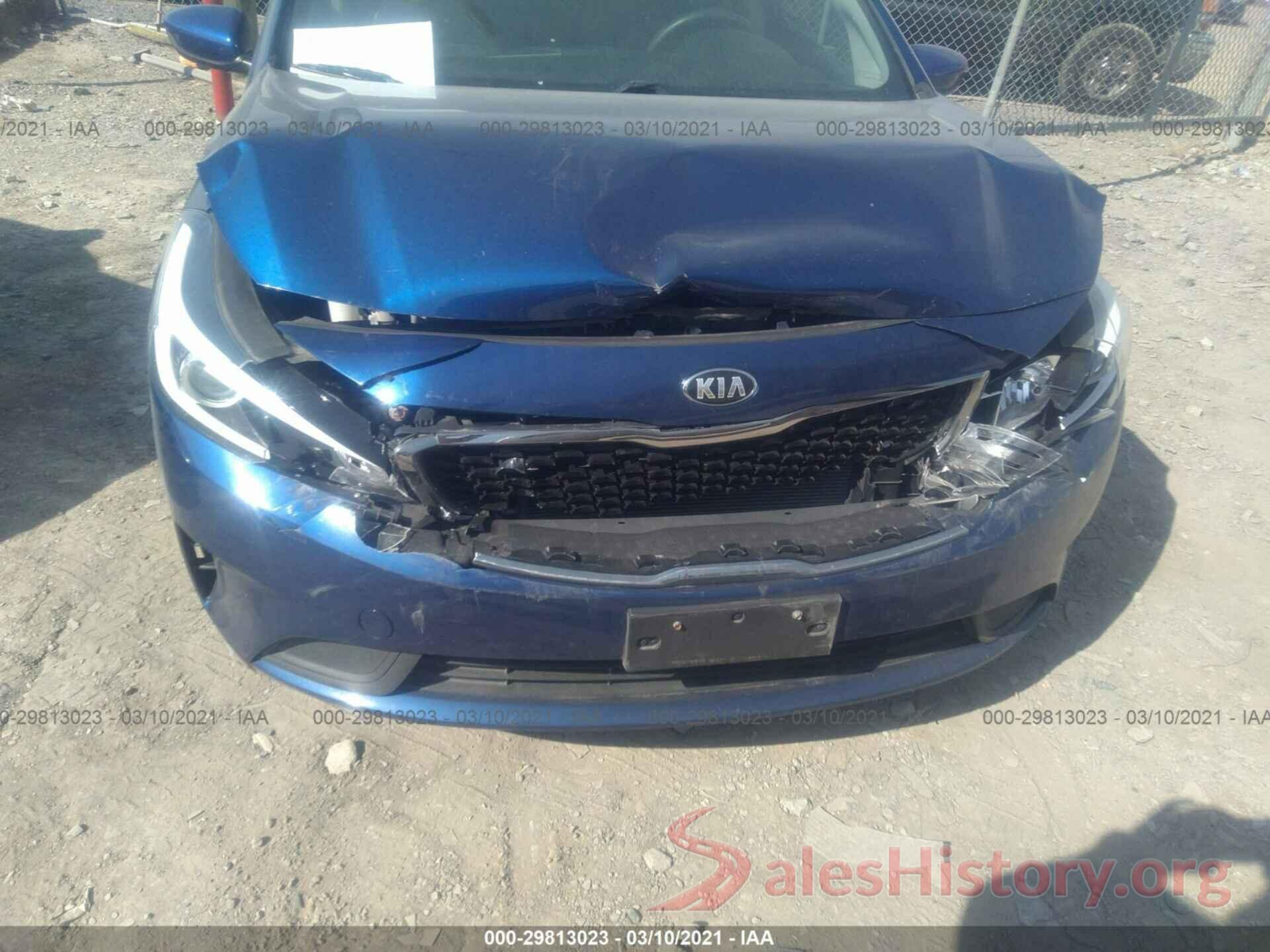 3KPFK4A73JE168411 2018 KIA FORTE