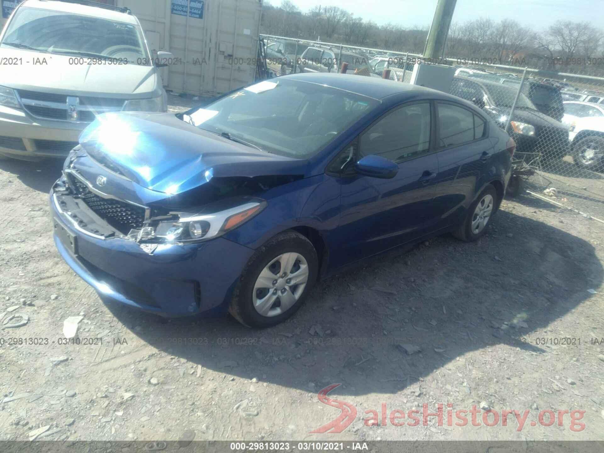 3KPFK4A73JE168411 2018 KIA FORTE