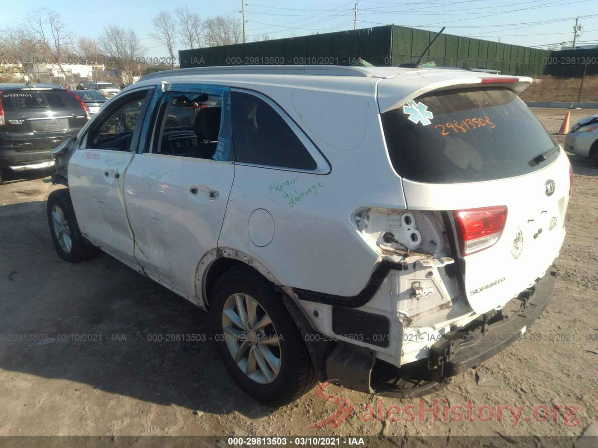 5XYPGDA33GG110328 2016 KIA SORENTO