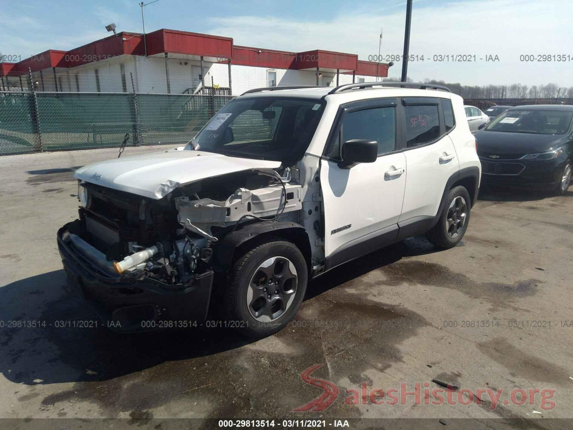 ZACCJAAB1HPG07577 2017 JEEP RENEGADE