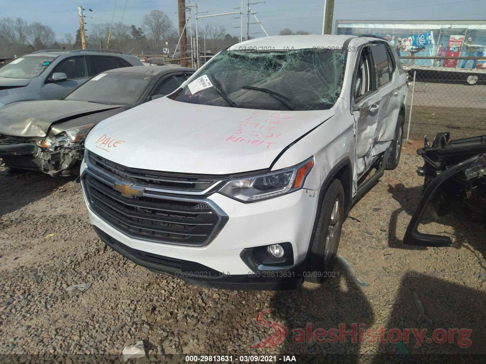 1GNERGKW5LJ248918 2020 CHEVROLET TRAVERSE