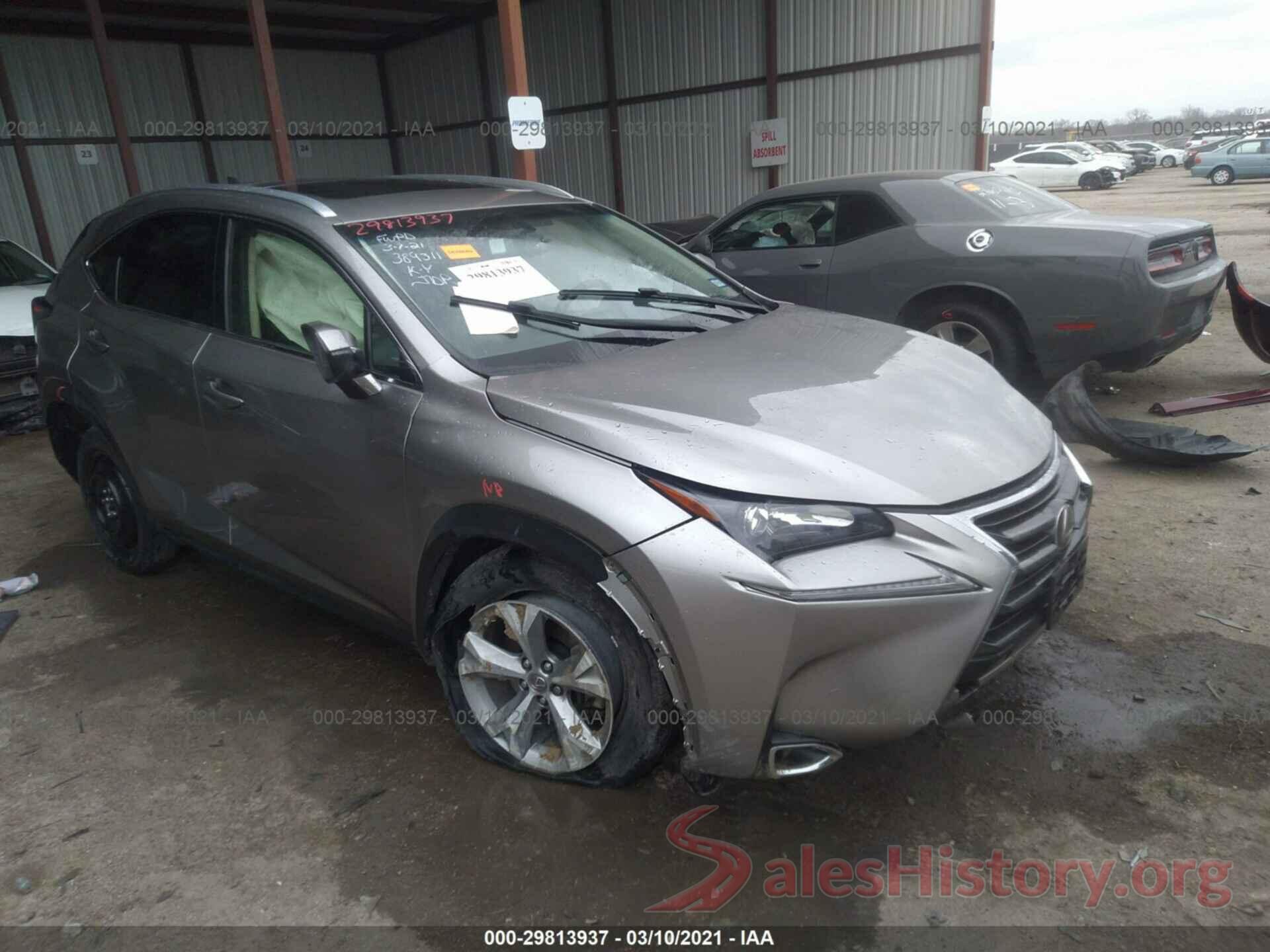 JTJYARBZ8H2053087 2017 LEXUS NX