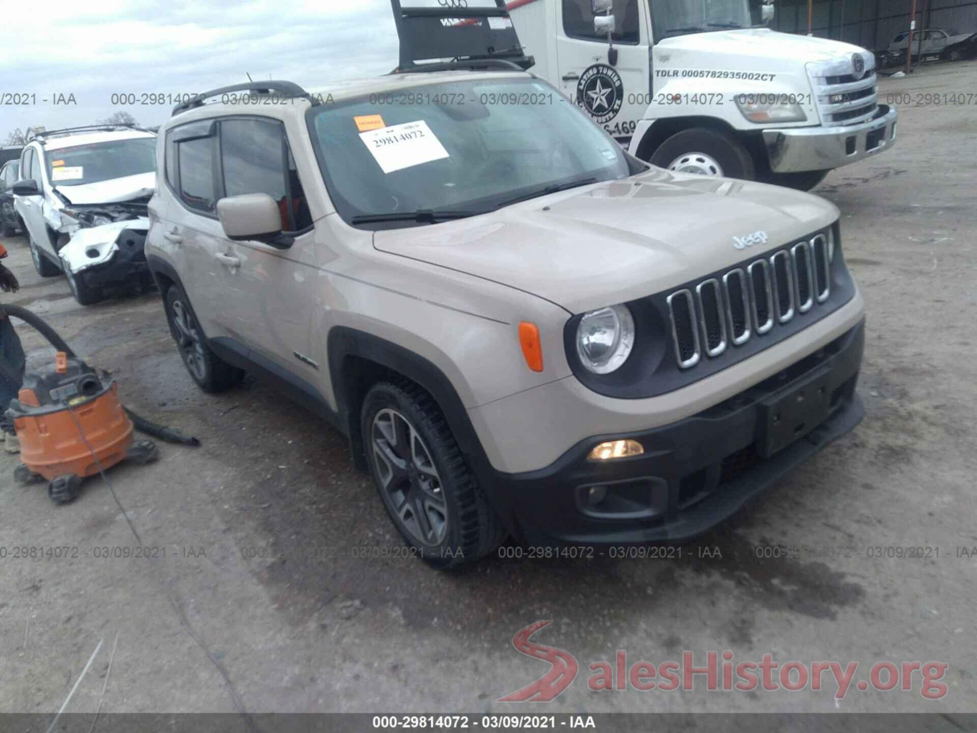 ZACCJABT9GPE14860 2016 JEEP RENEGADE