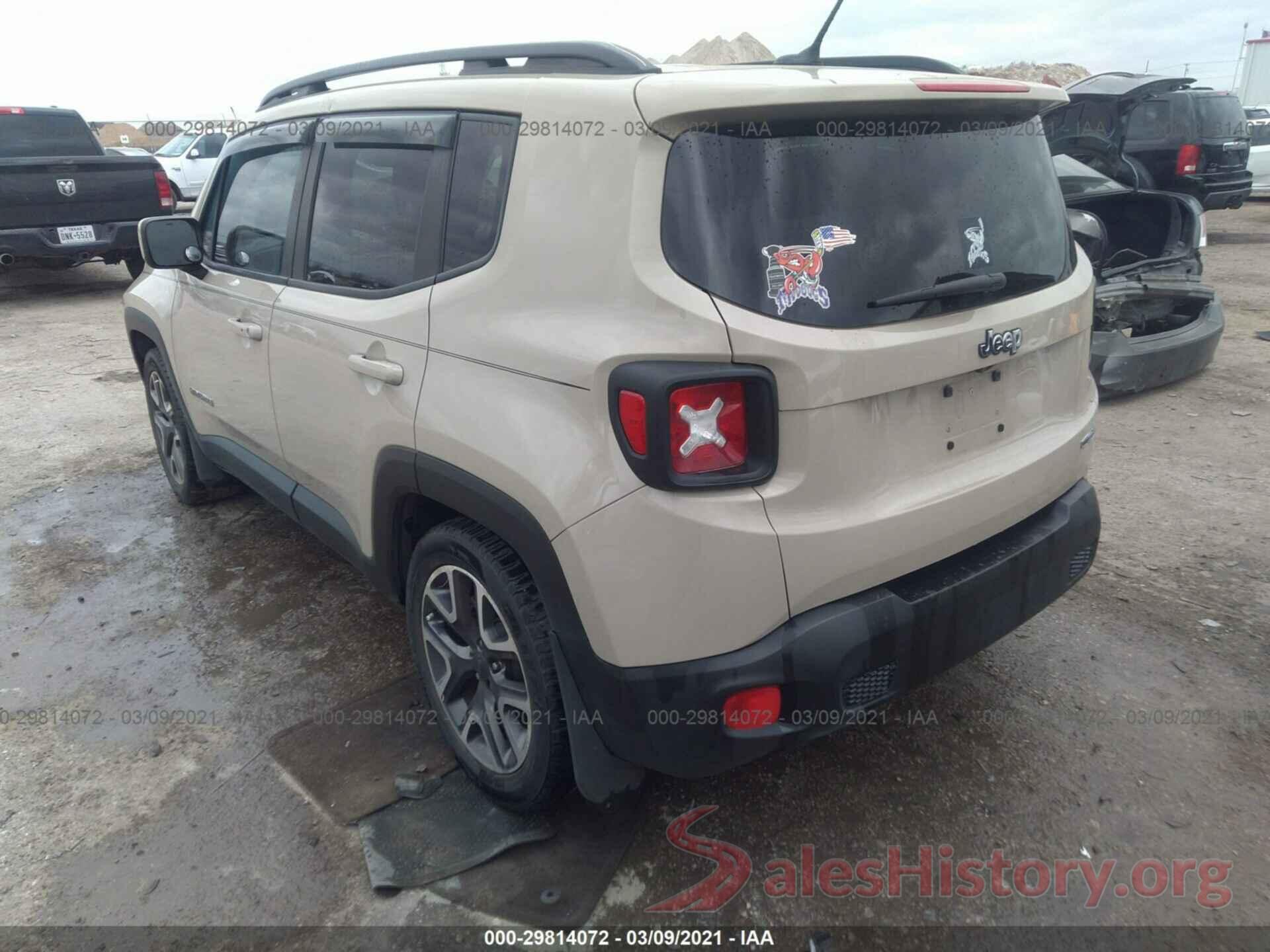 ZACCJABT9GPE14860 2016 JEEP RENEGADE