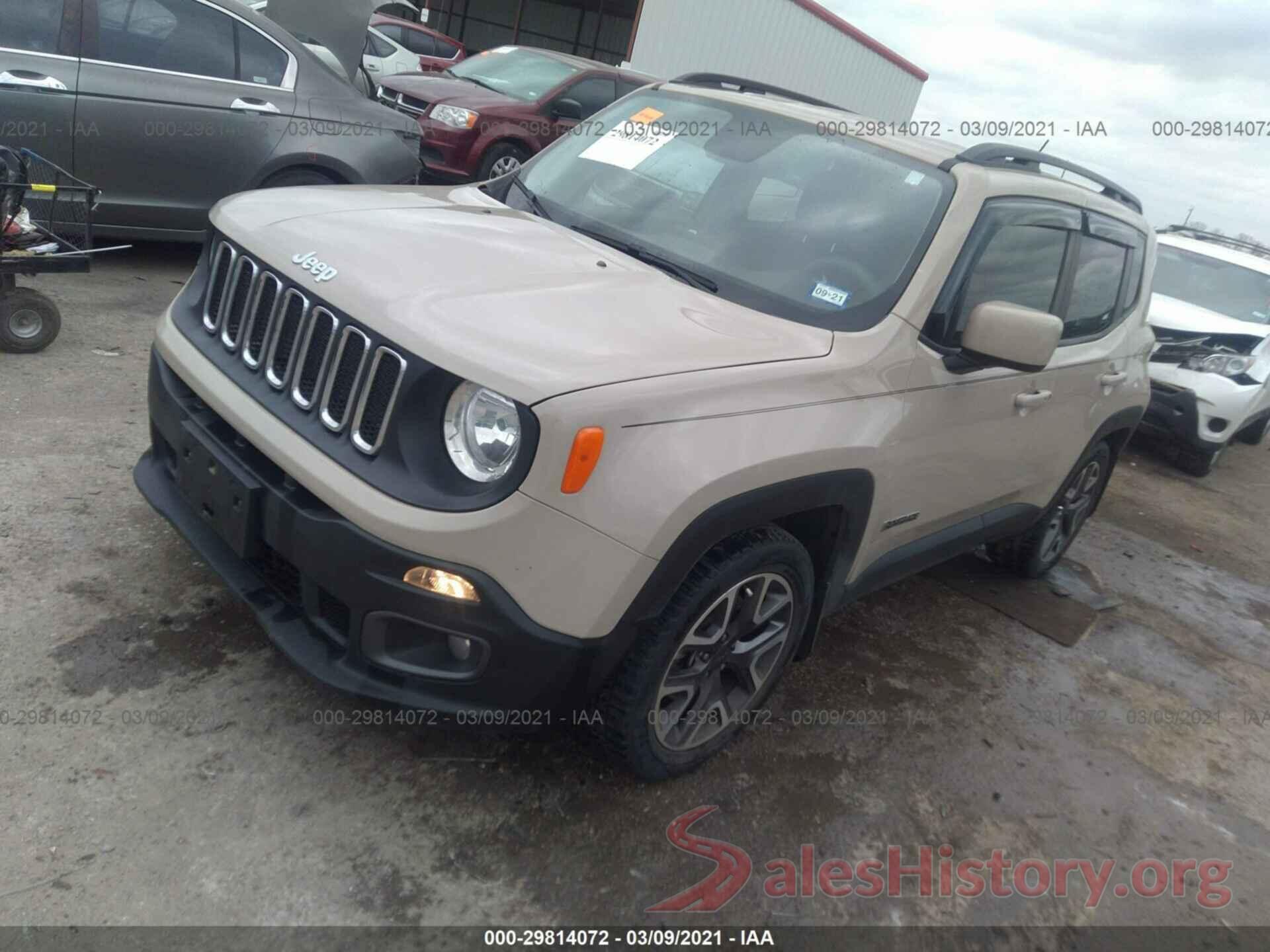 ZACCJABT9GPE14860 2016 JEEP RENEGADE