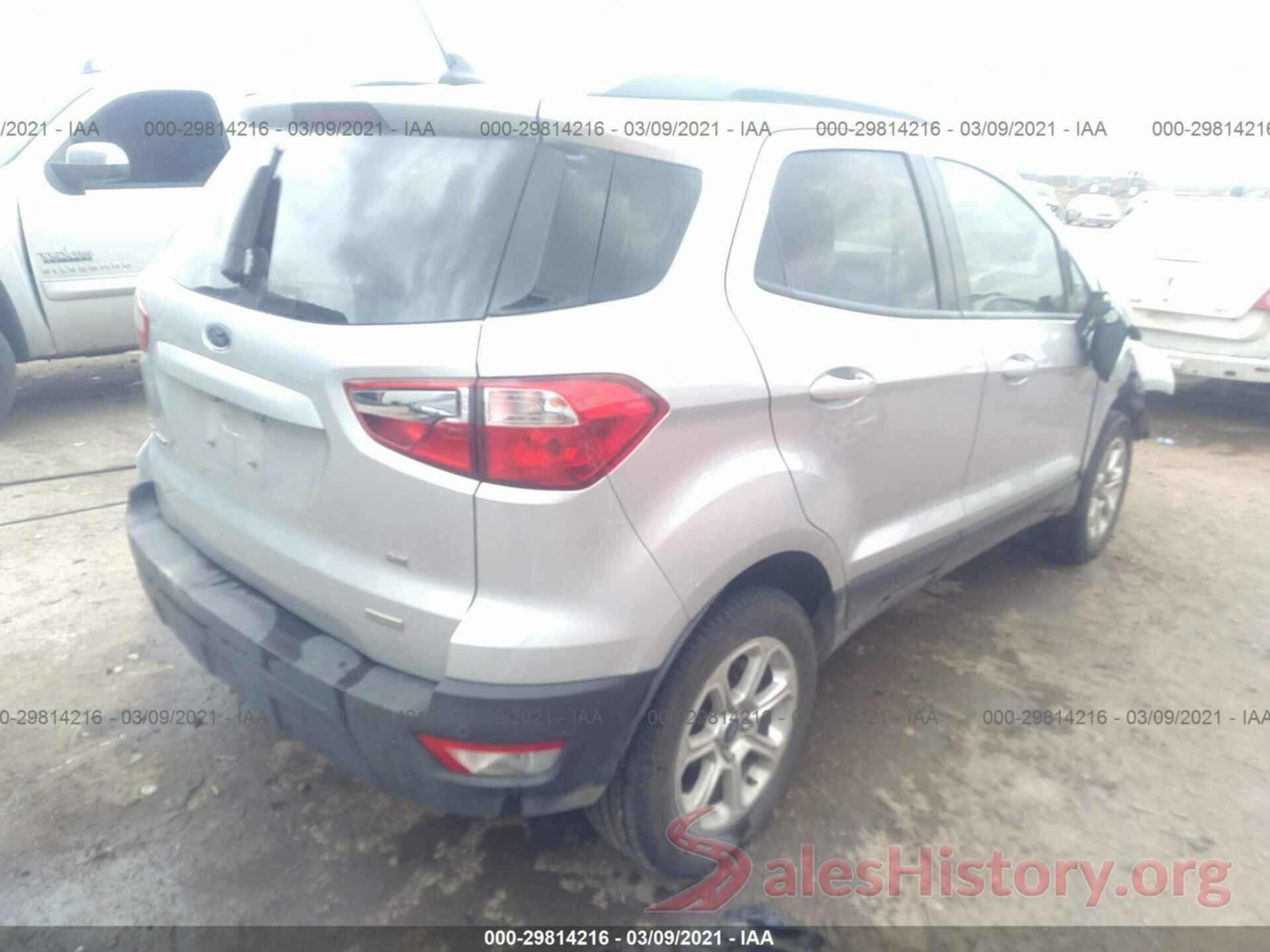 MAJ3S2GE4KC291596 2019 FORD ECOSPORT