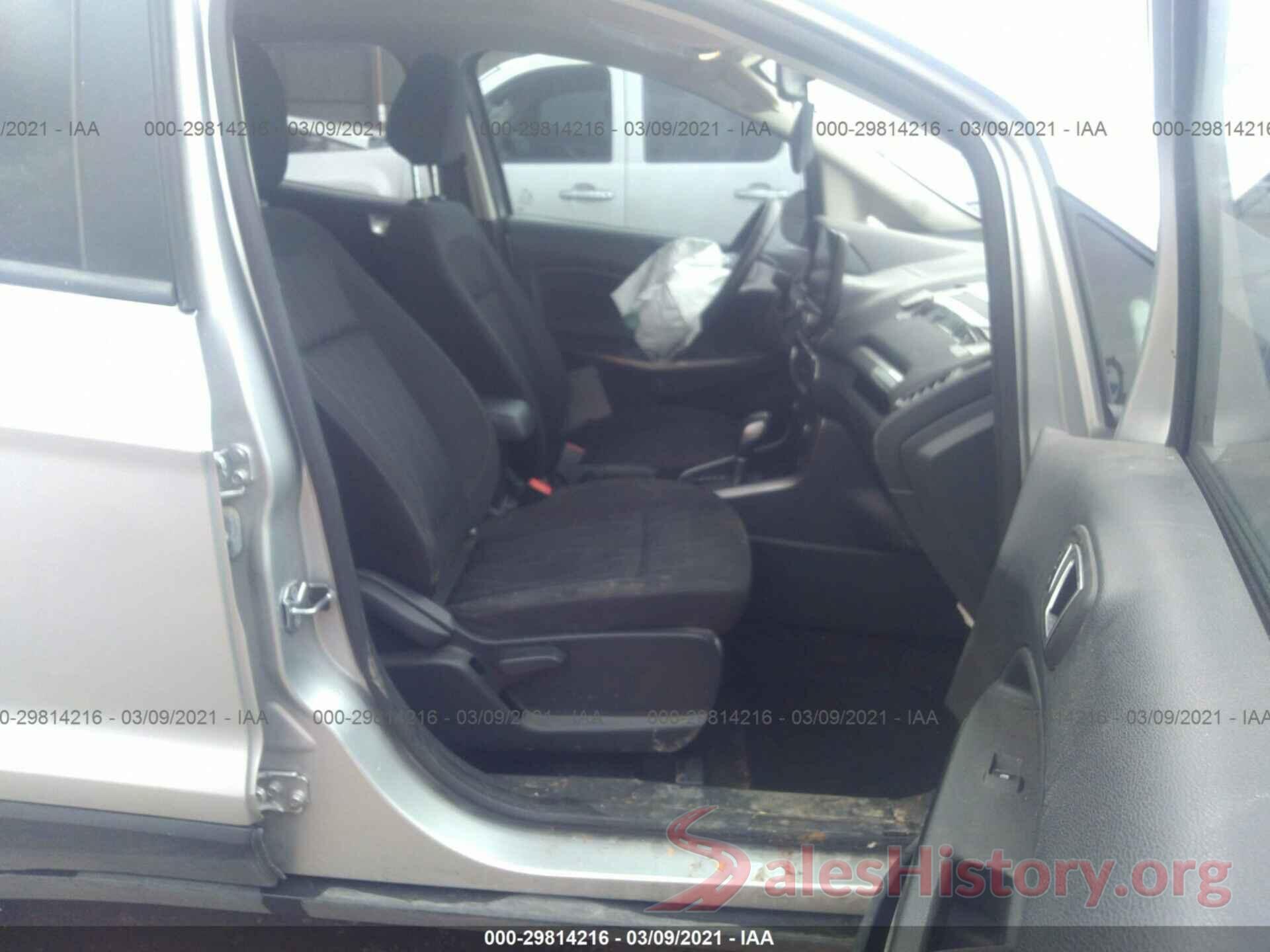 MAJ3S2GE4KC291596 2019 FORD ECOSPORT