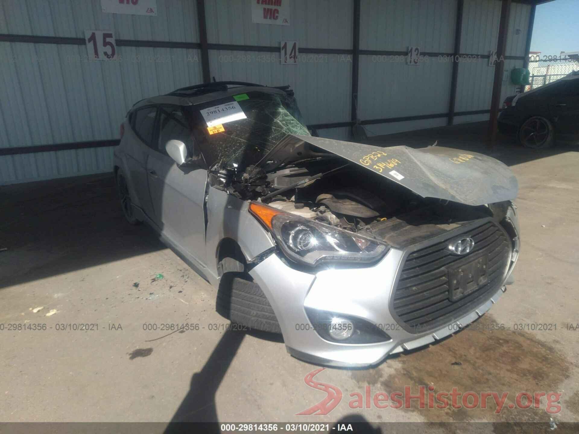 KMHTC6AE6GU261455 2016 HYUNDAI VELOSTER