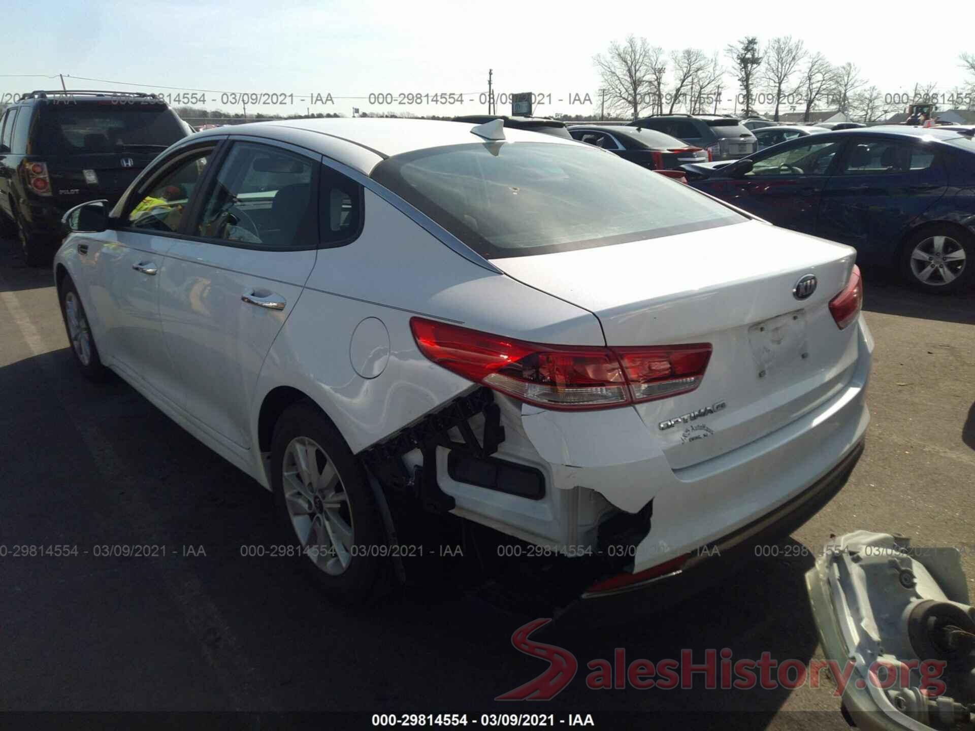 5XXGT4L3XGG035057 2016 KIA OPTIMA