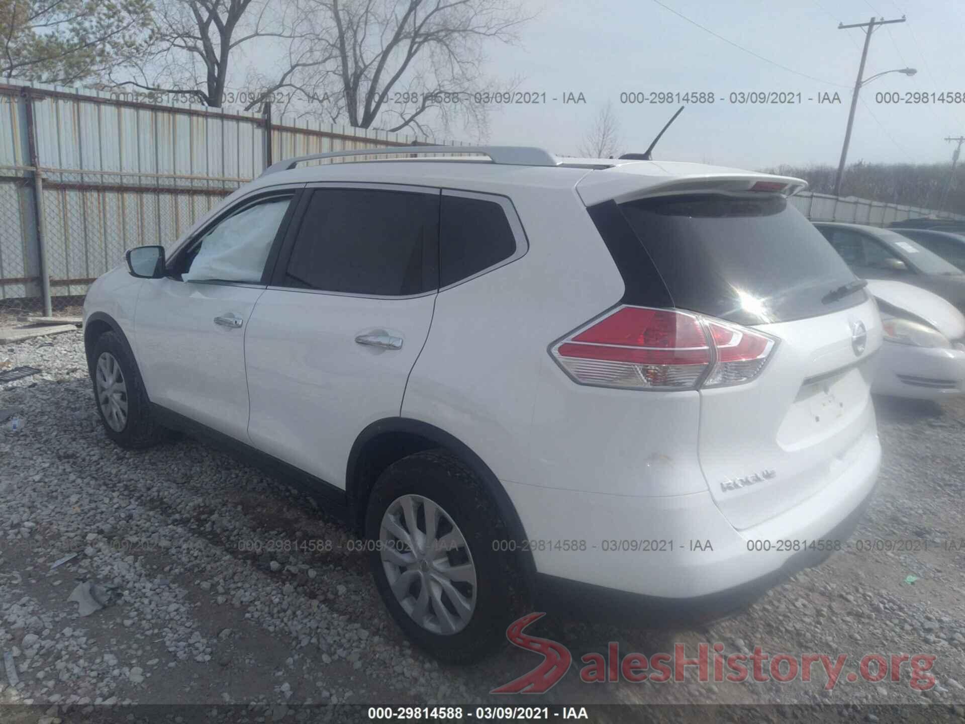 KNMAT2MT8GP594754 2016 NISSAN ROGUE