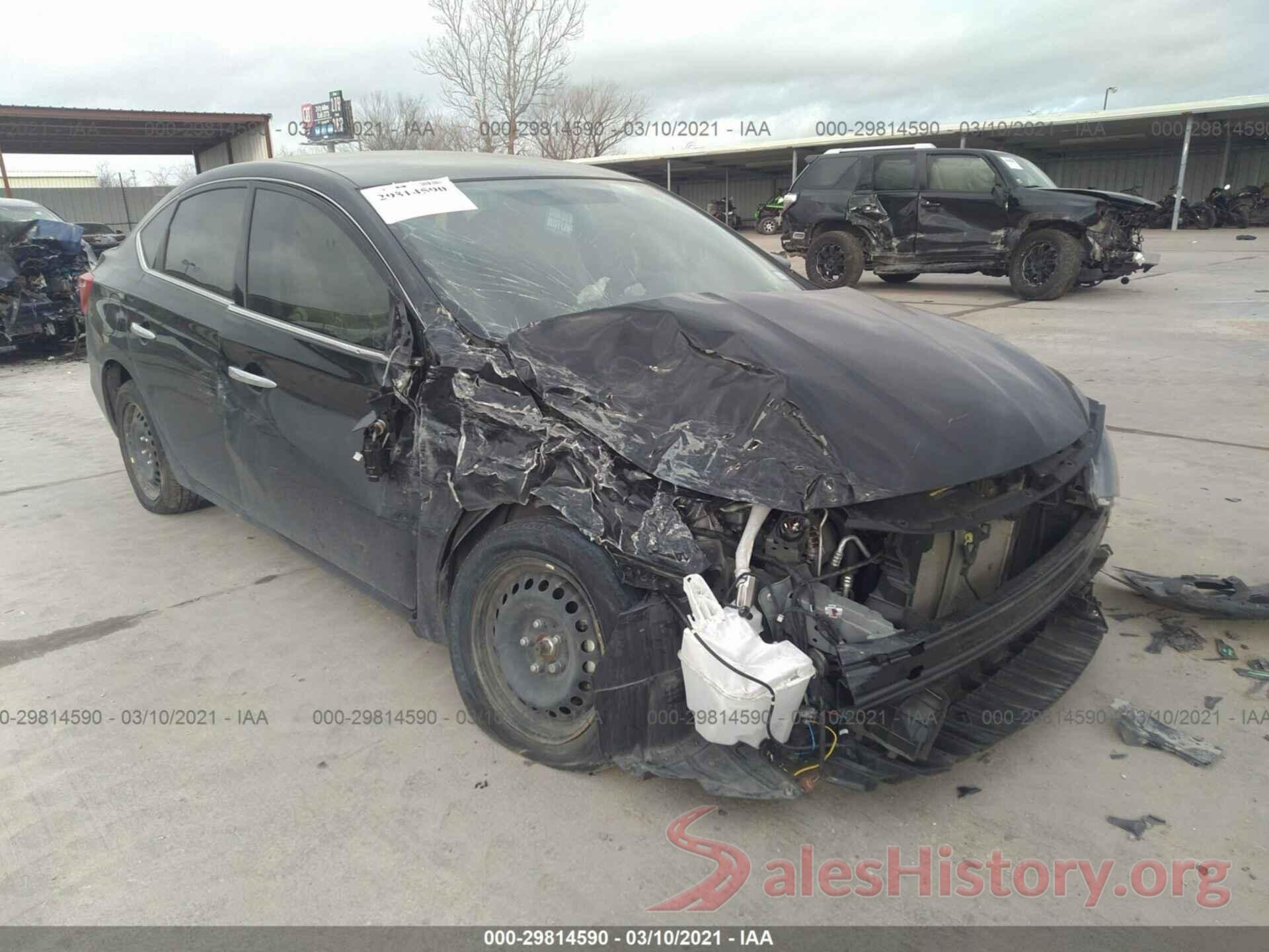 3N1AB7APXKY449474 2019 NISSAN SENTRA