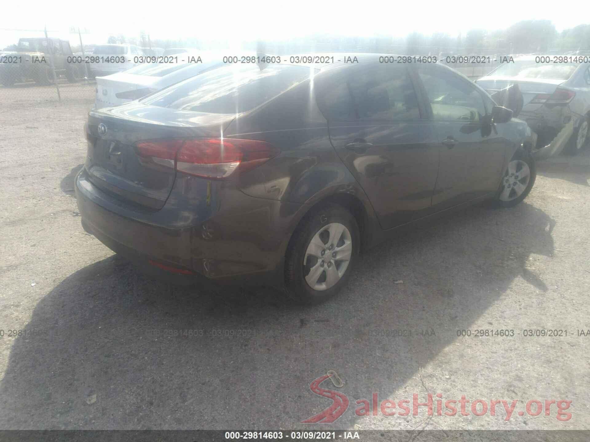 3KPFK4A70HE126448 2017 KIA FORTE