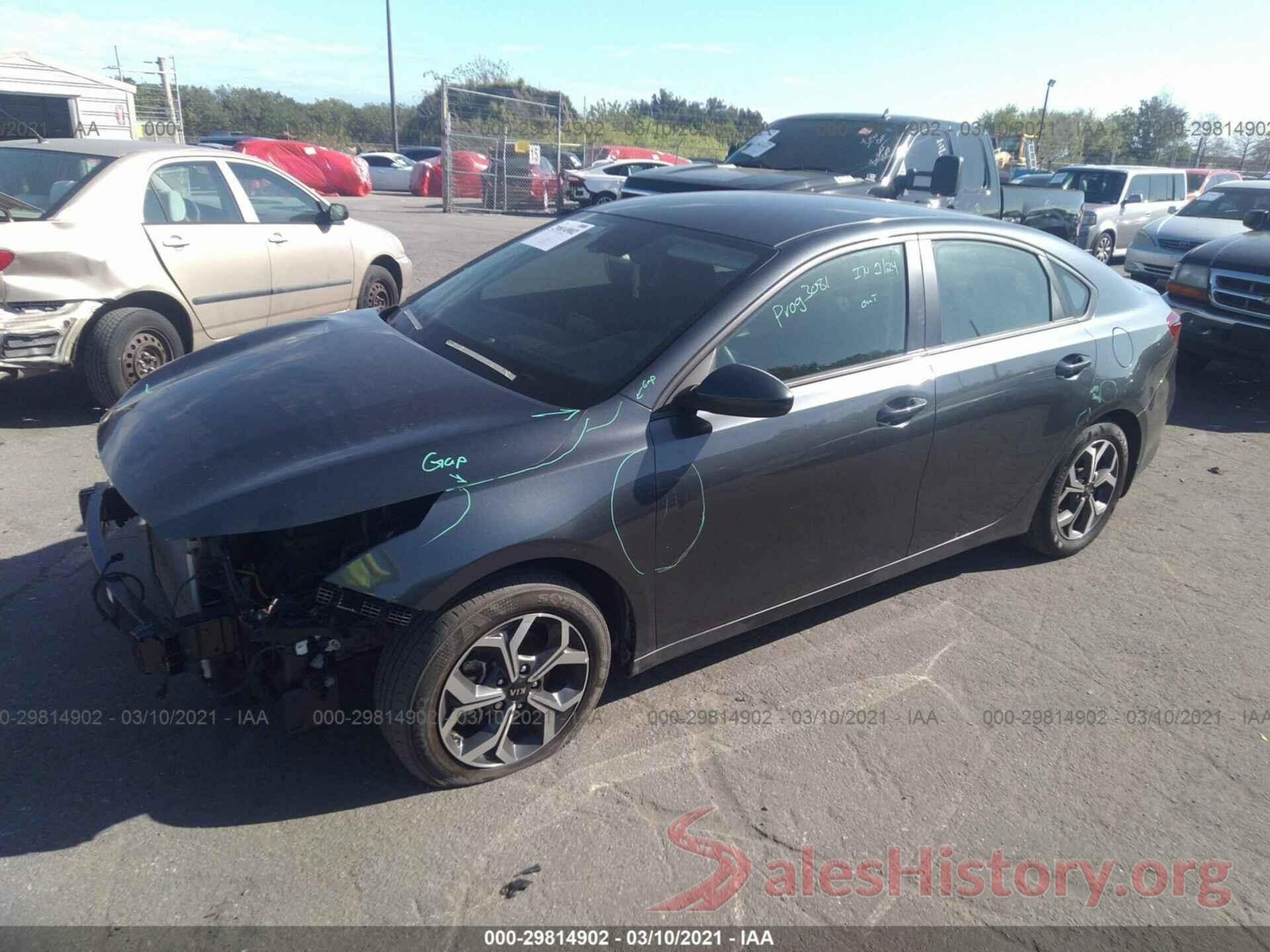 3KPF24AD9LE160676 2020 KIA FORTE