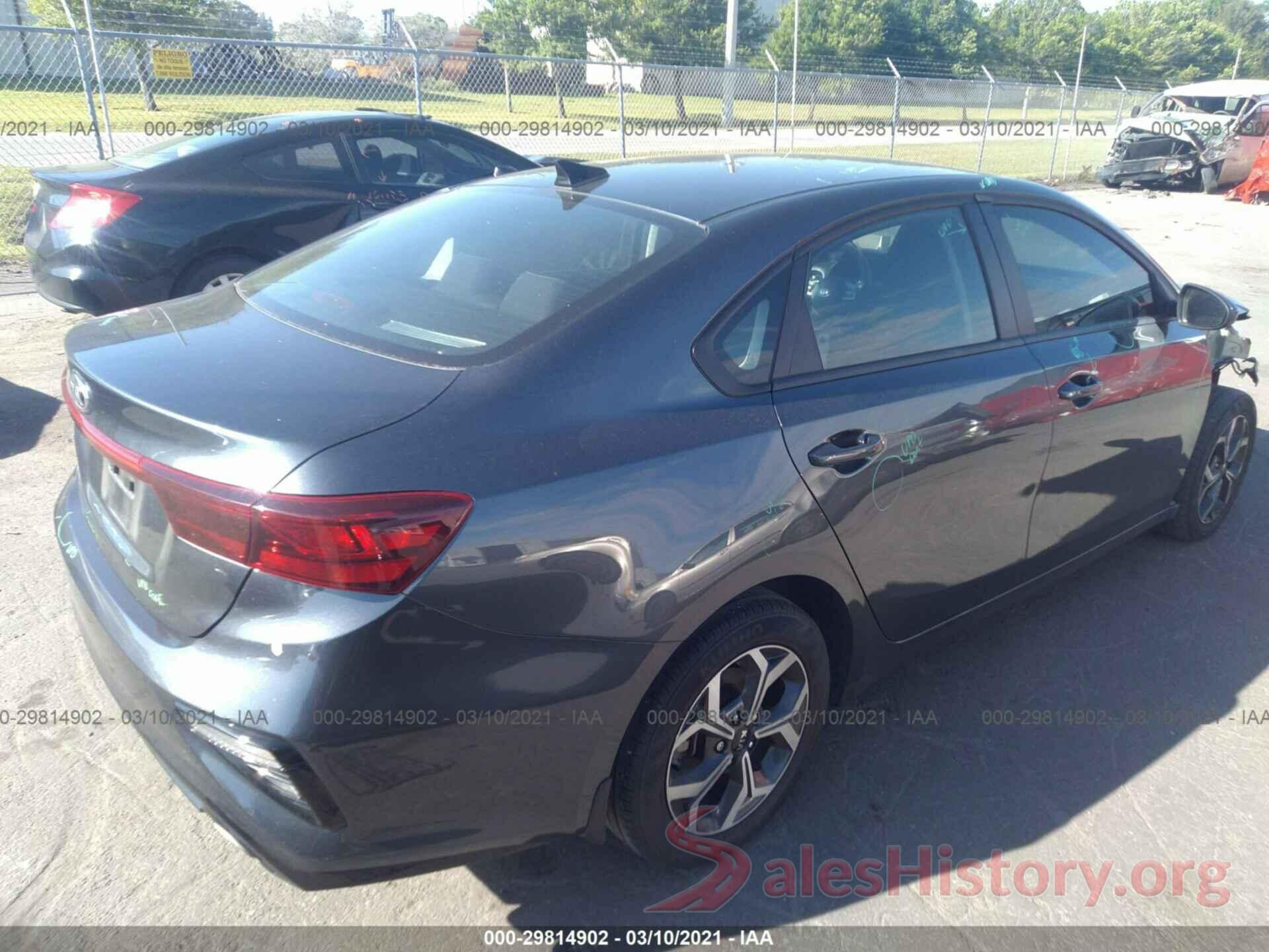 3KPF24AD9LE160676 2020 KIA FORTE