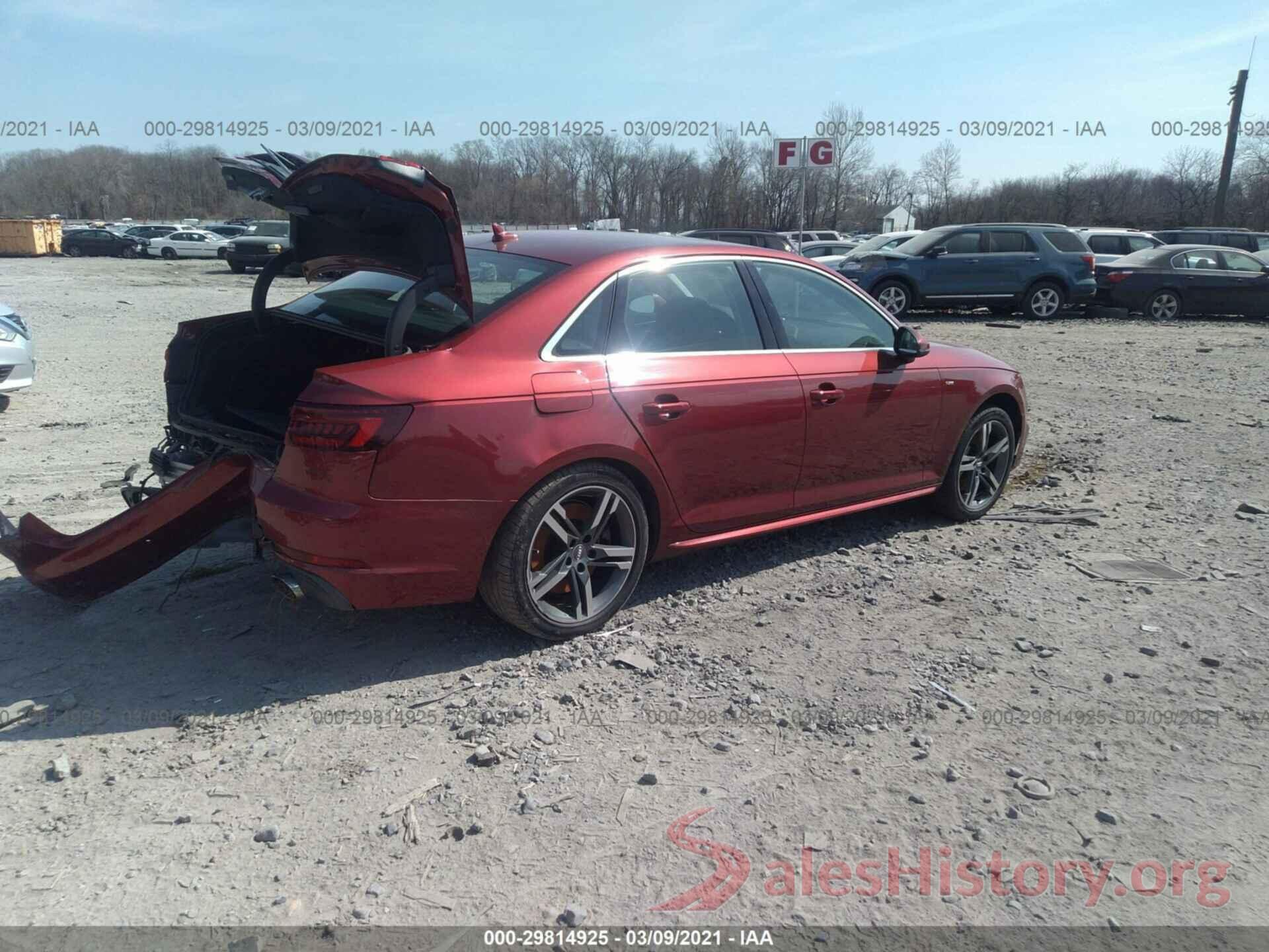 WAUENAF49JA107869 2018 AUDI A4