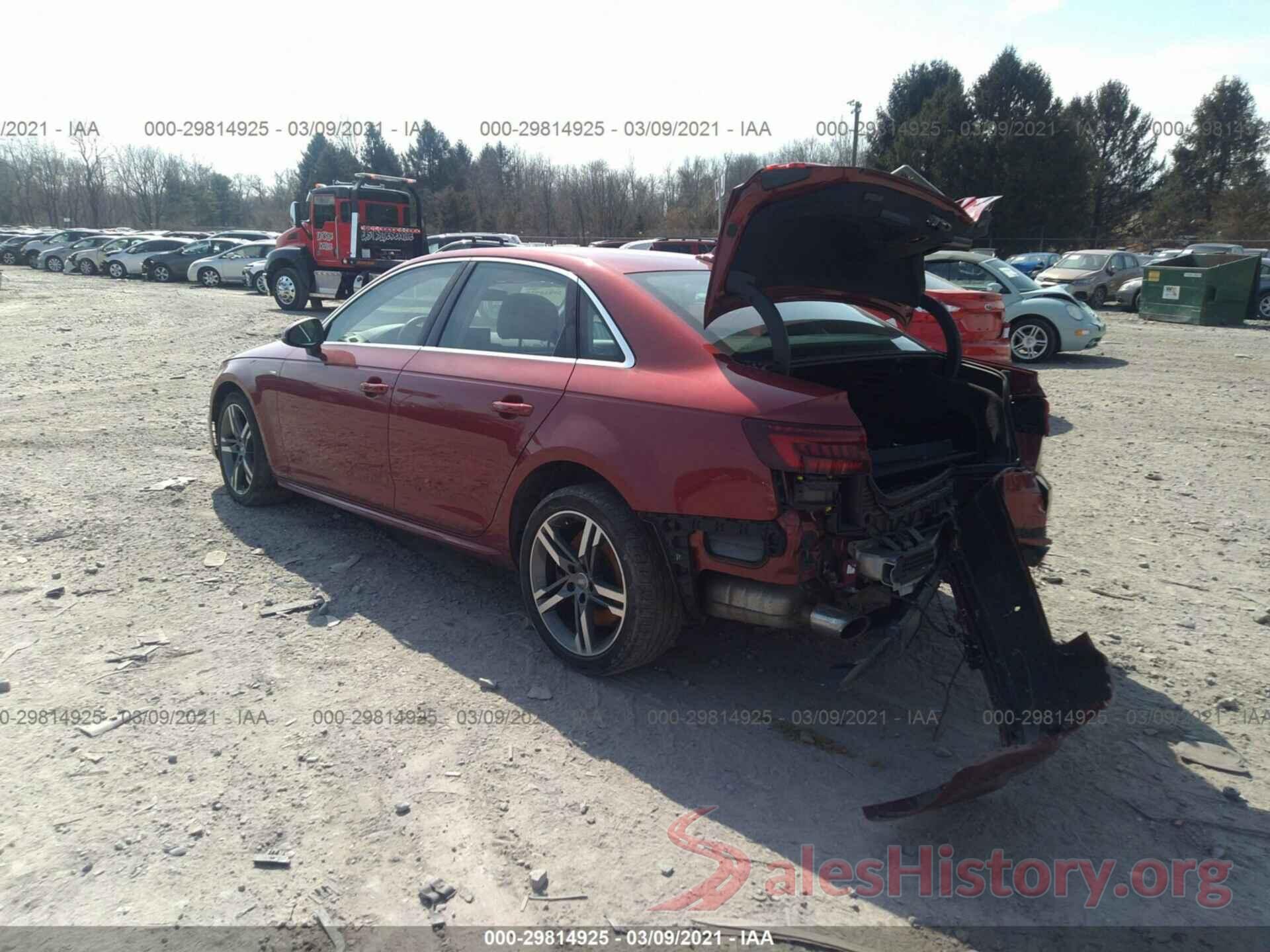 WAUENAF49JA107869 2018 AUDI A4