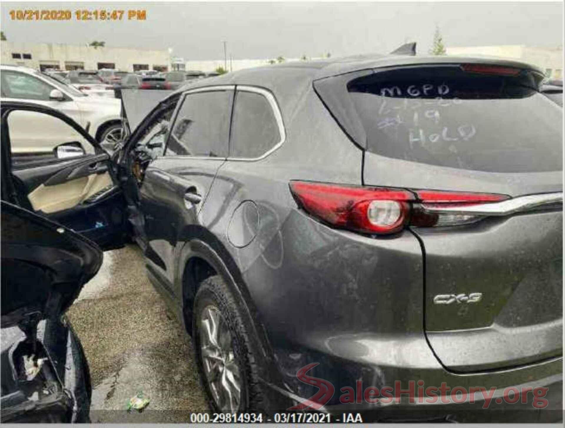 JM3TCACY0K0315726 2019 MAZDA CX-9