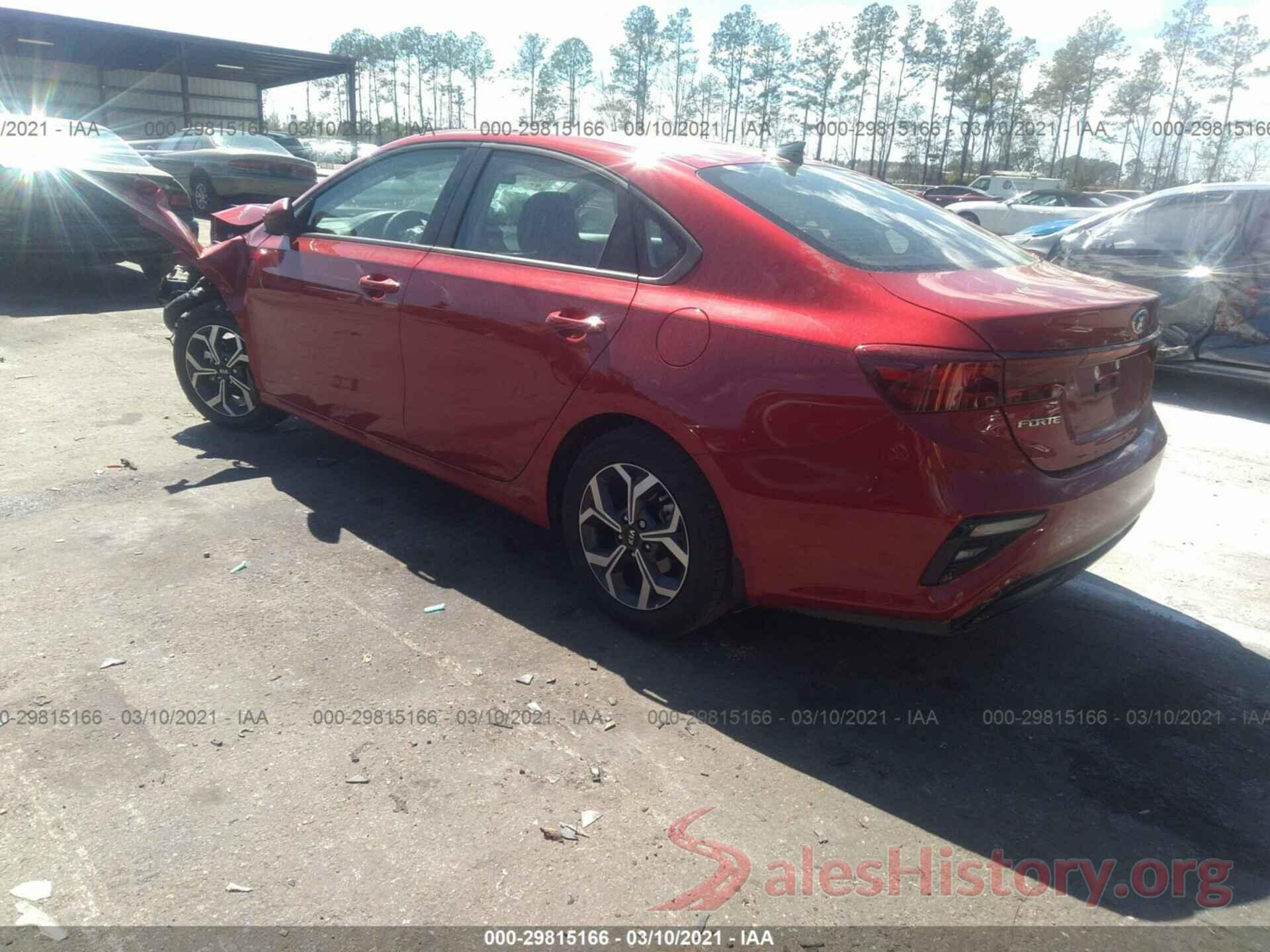 3KPF24AD8LE170860 2020 KIA FORTE